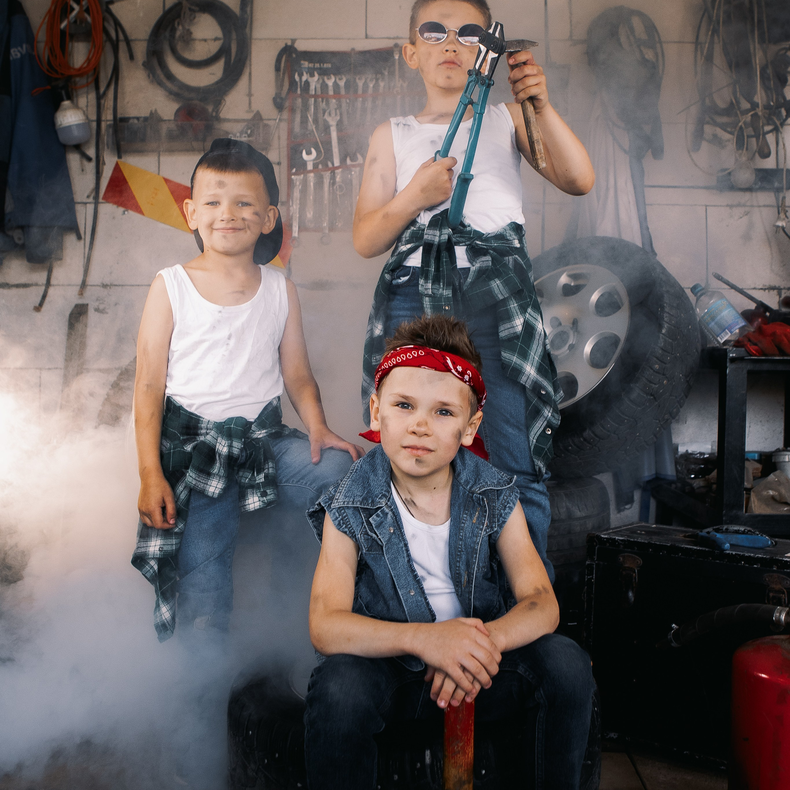 Фотосессия в гараже