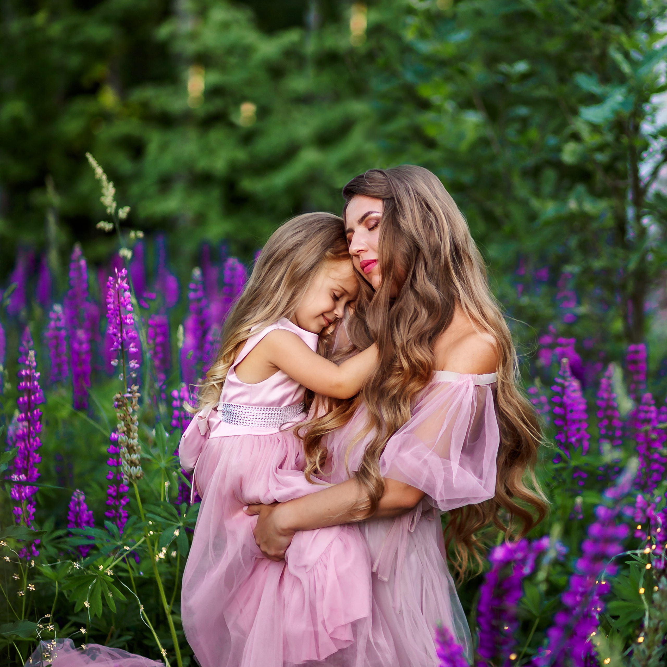 Мама и доченька