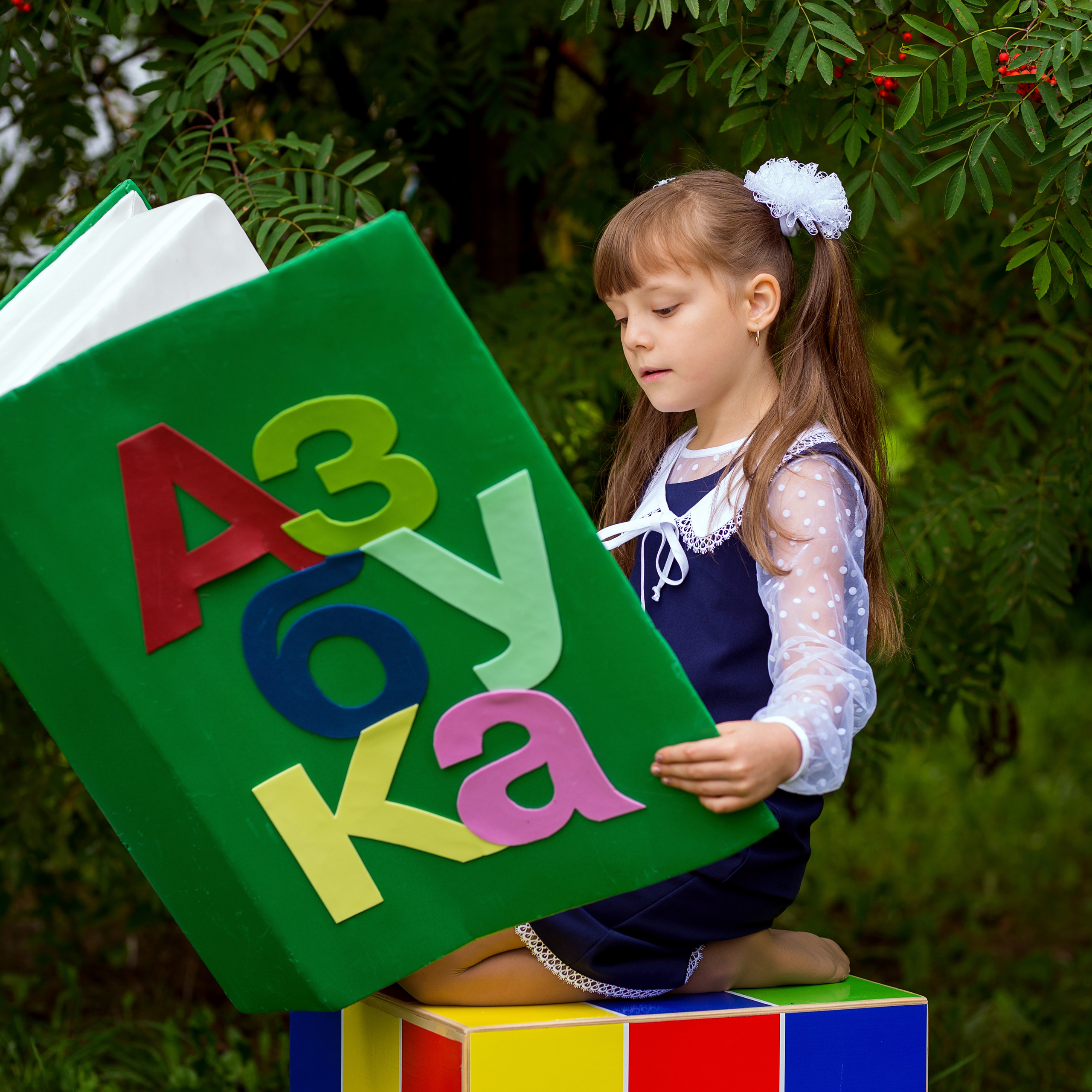 Школьный фотопроект на улице