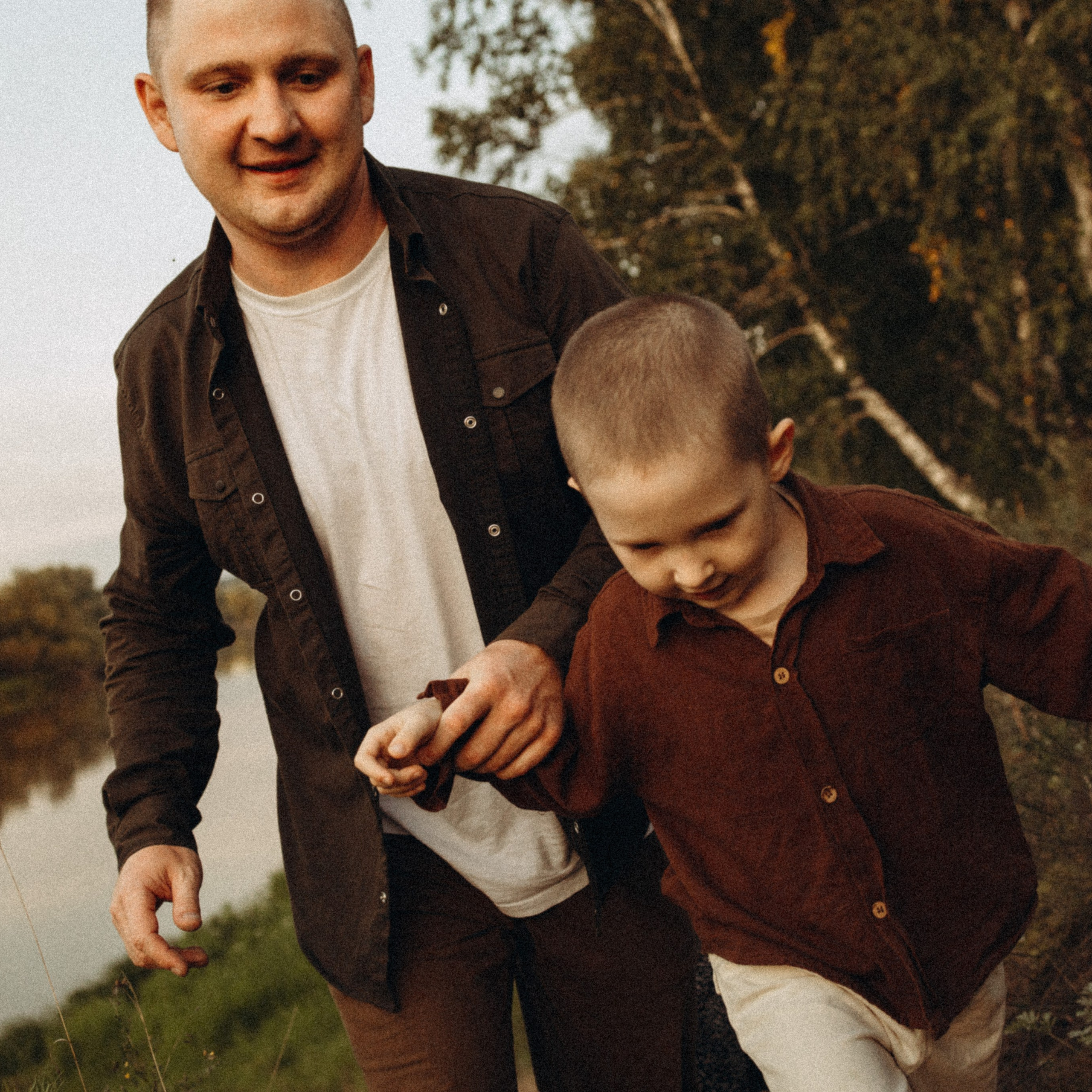 В лучах заката