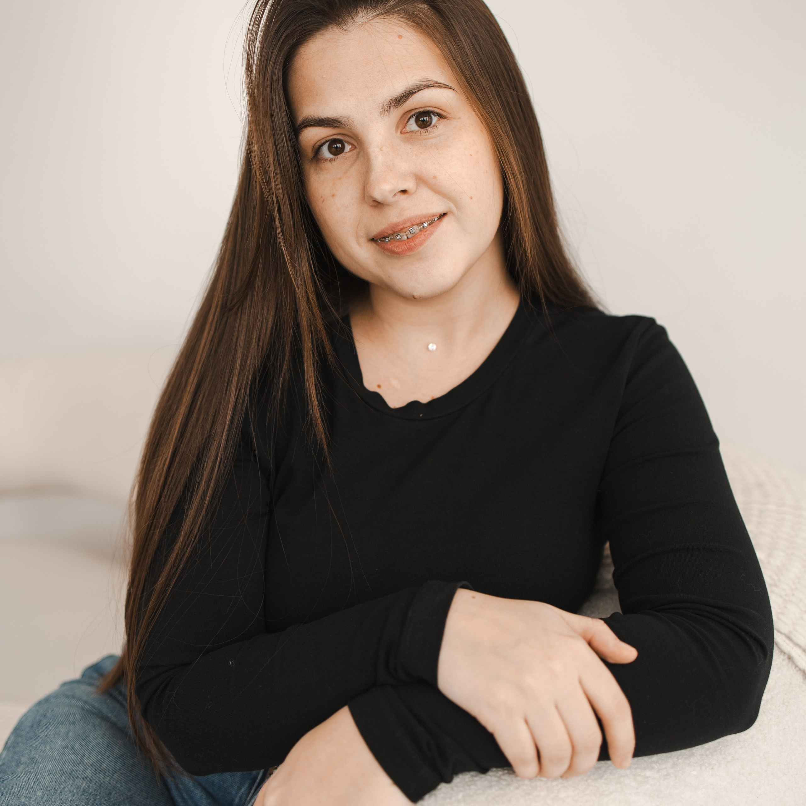 Портретная фотосессия в студии. Фотограф в Иркутске Тома Кабанова