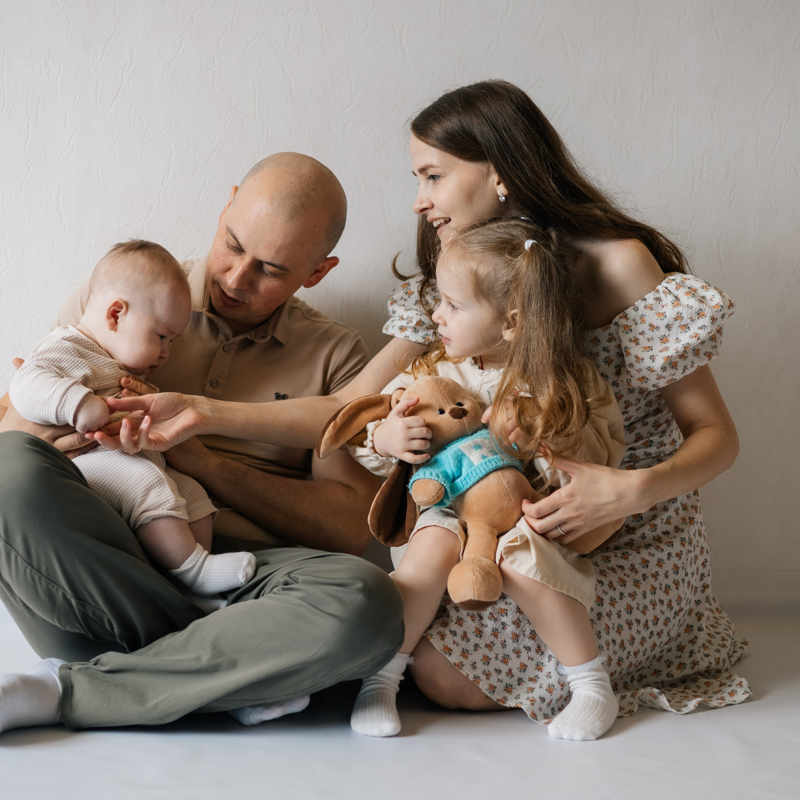 Наташа, Вова, Машенька и Паша