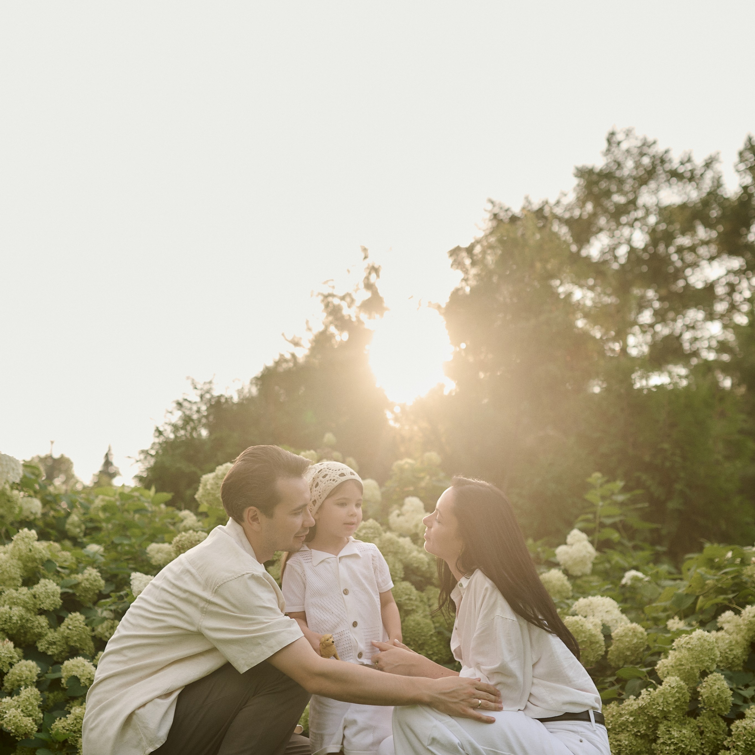 Рохус, Юля и Оливия в парке Останкино