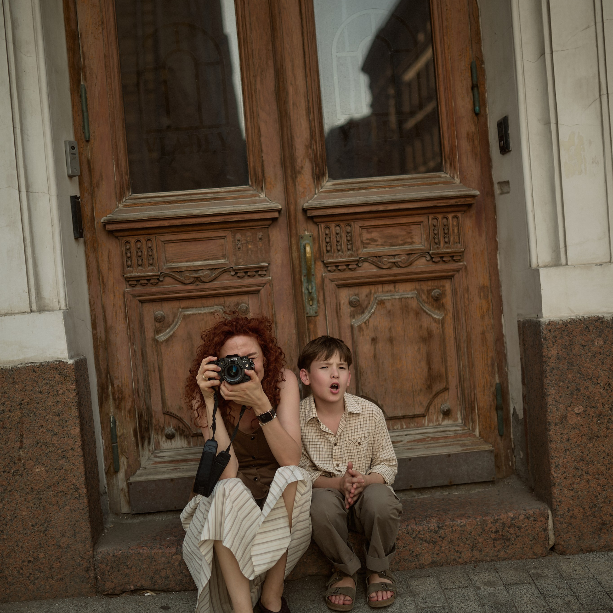 Олеся и Вова в центре Москвы