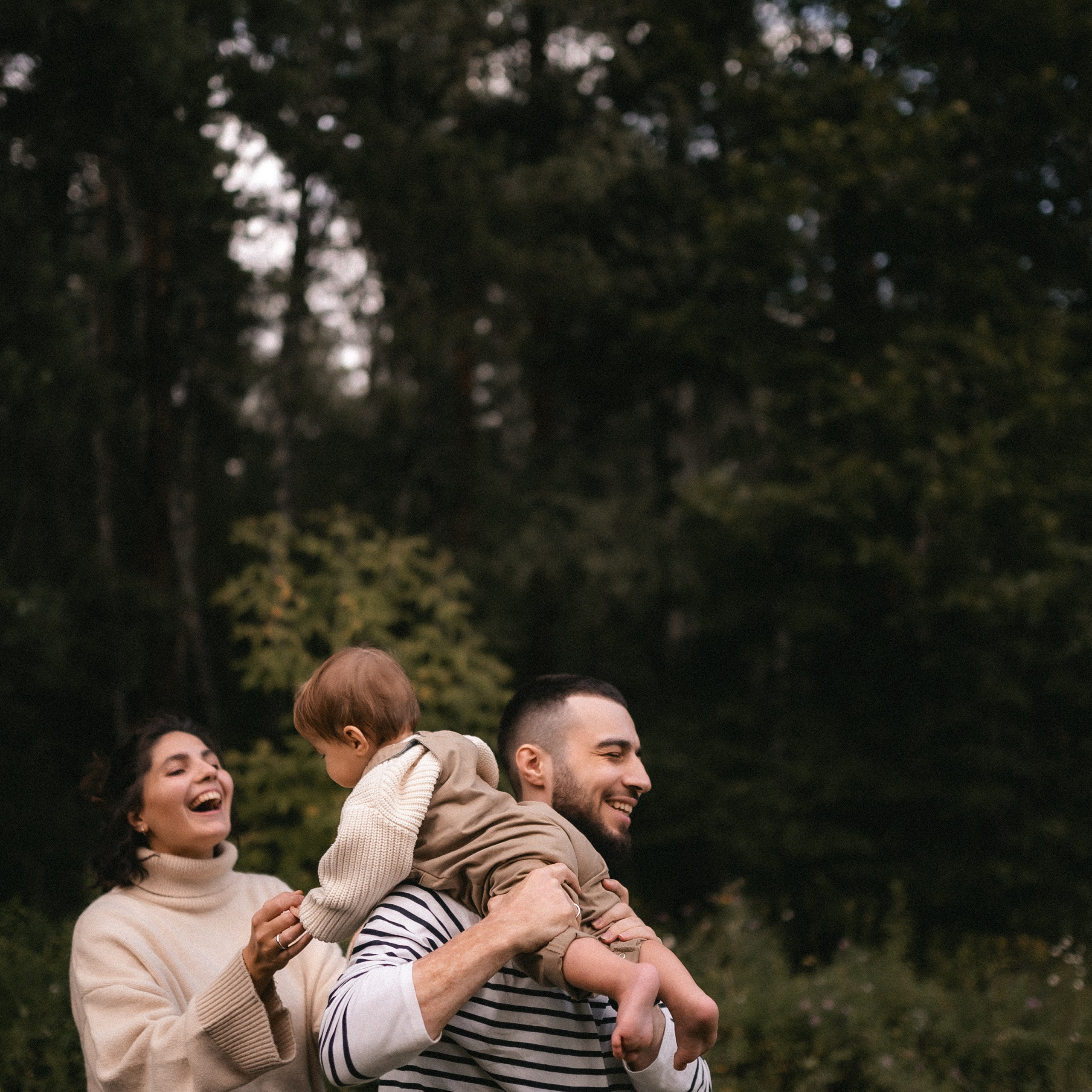 Эмир, Диана и Леон в Мещерском парке