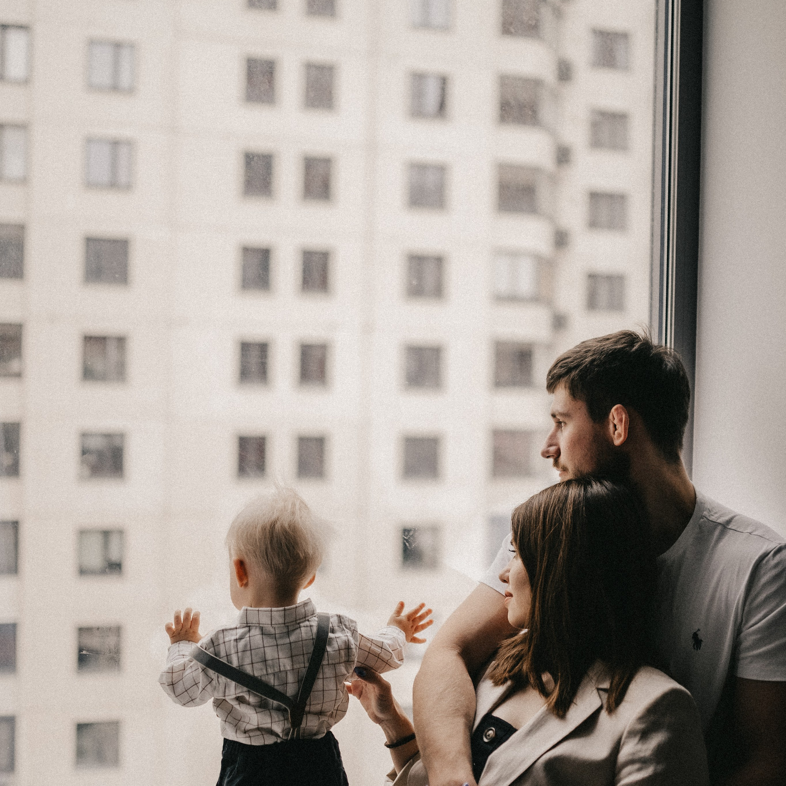 Лёня, Лера и Матвей дома