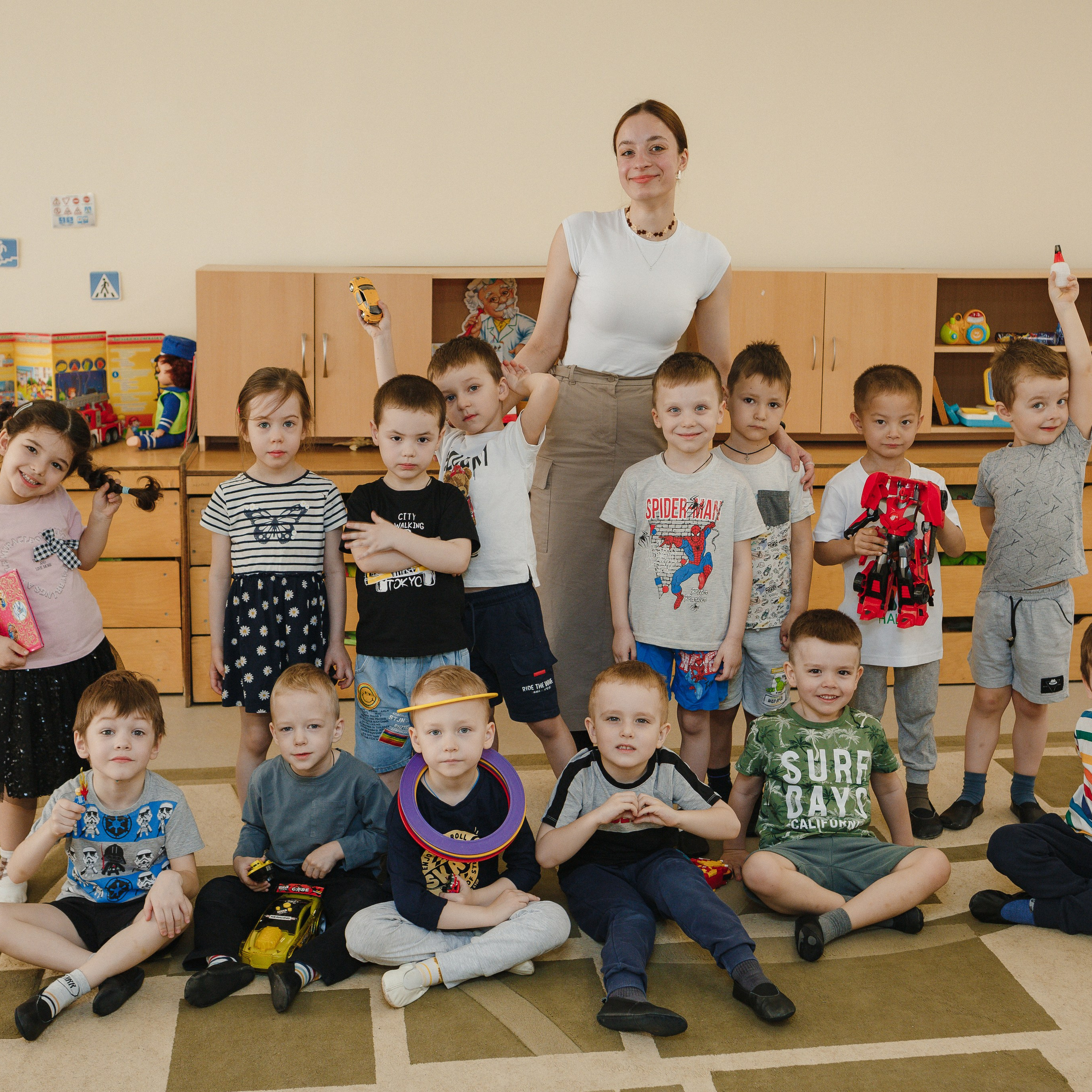 Съемка в садике