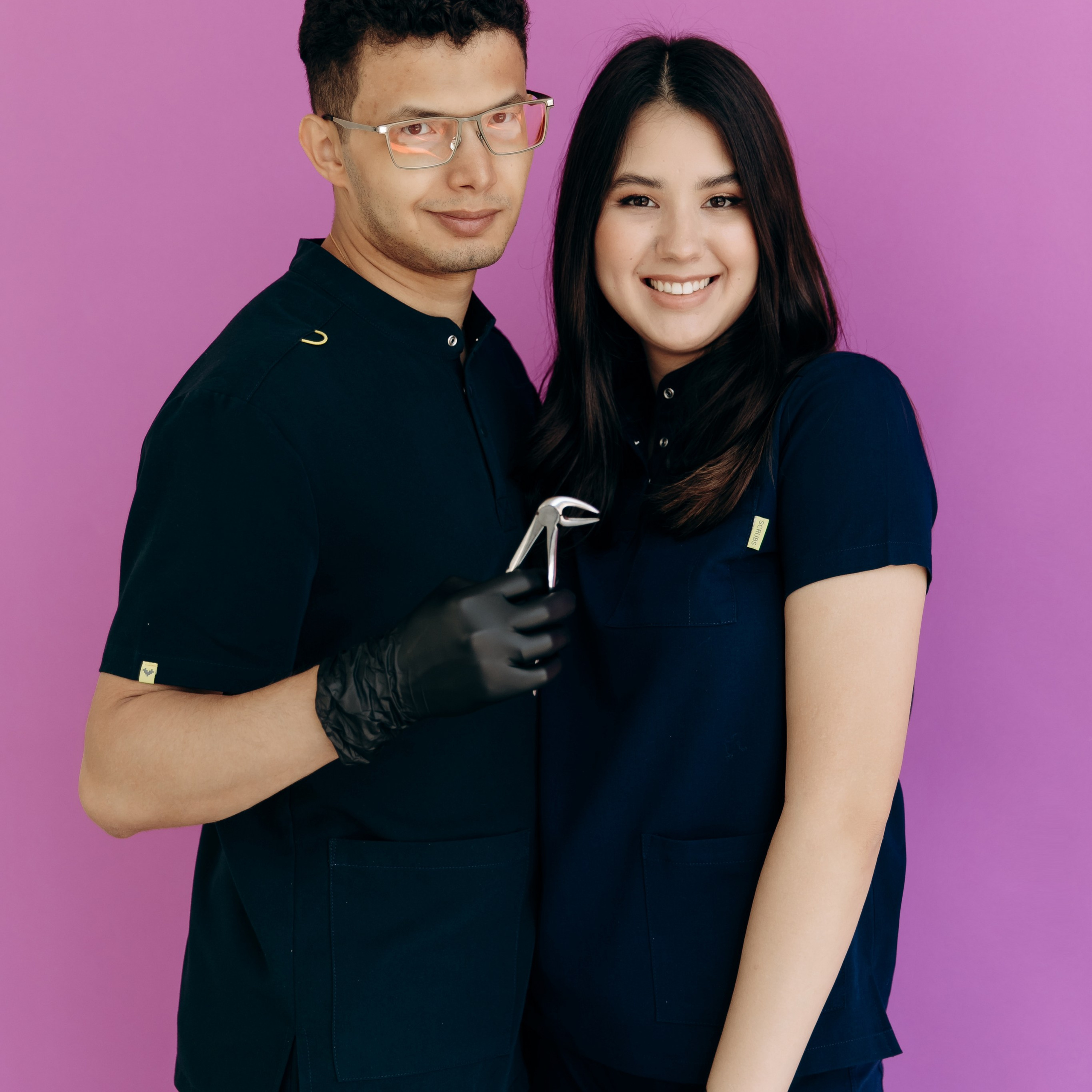 Стоматологи Яна Хегай и Салем Малуд. Агентство визуального контента в Воронеже