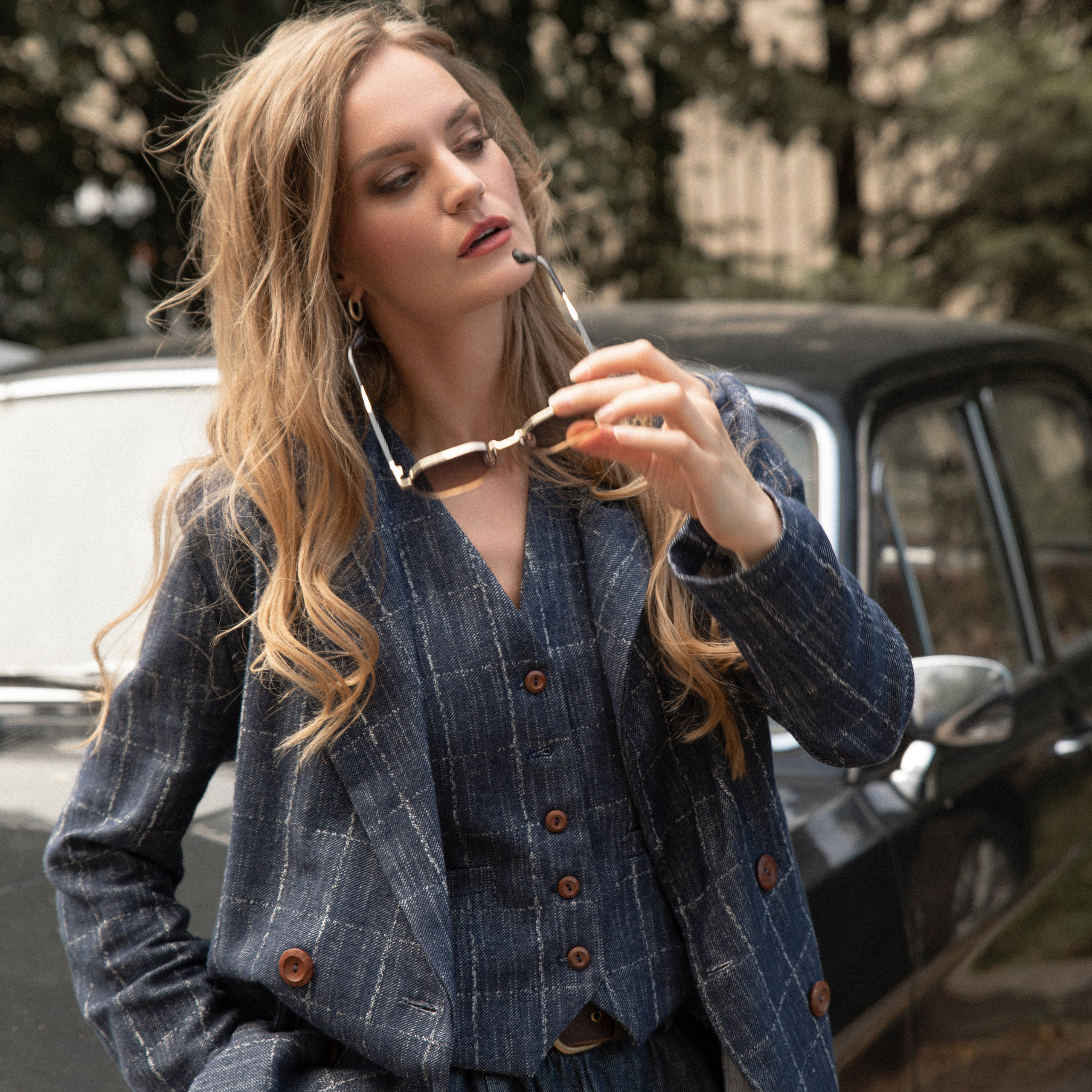 Ксения. Сьемка в стиле Old Money