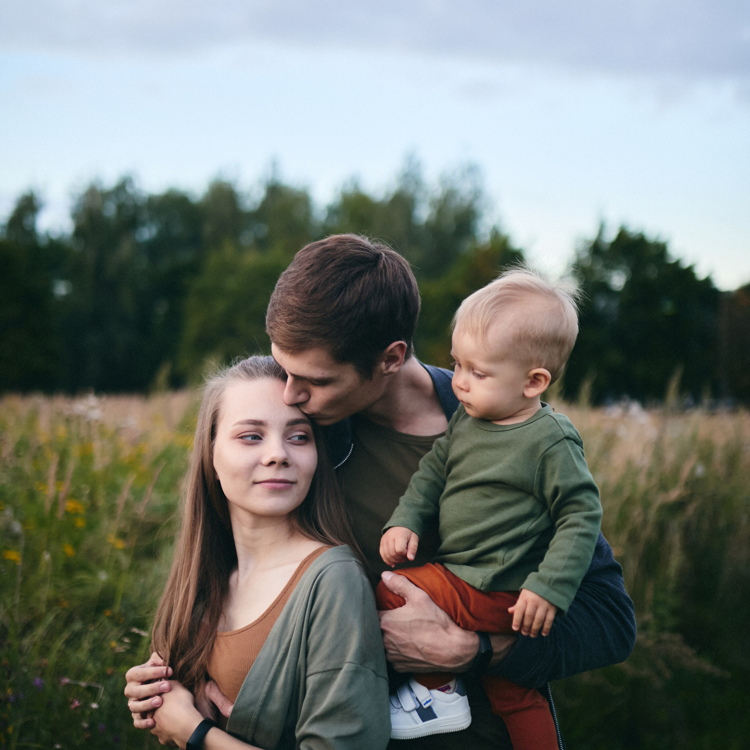 Кристина, Леша и Стёпа