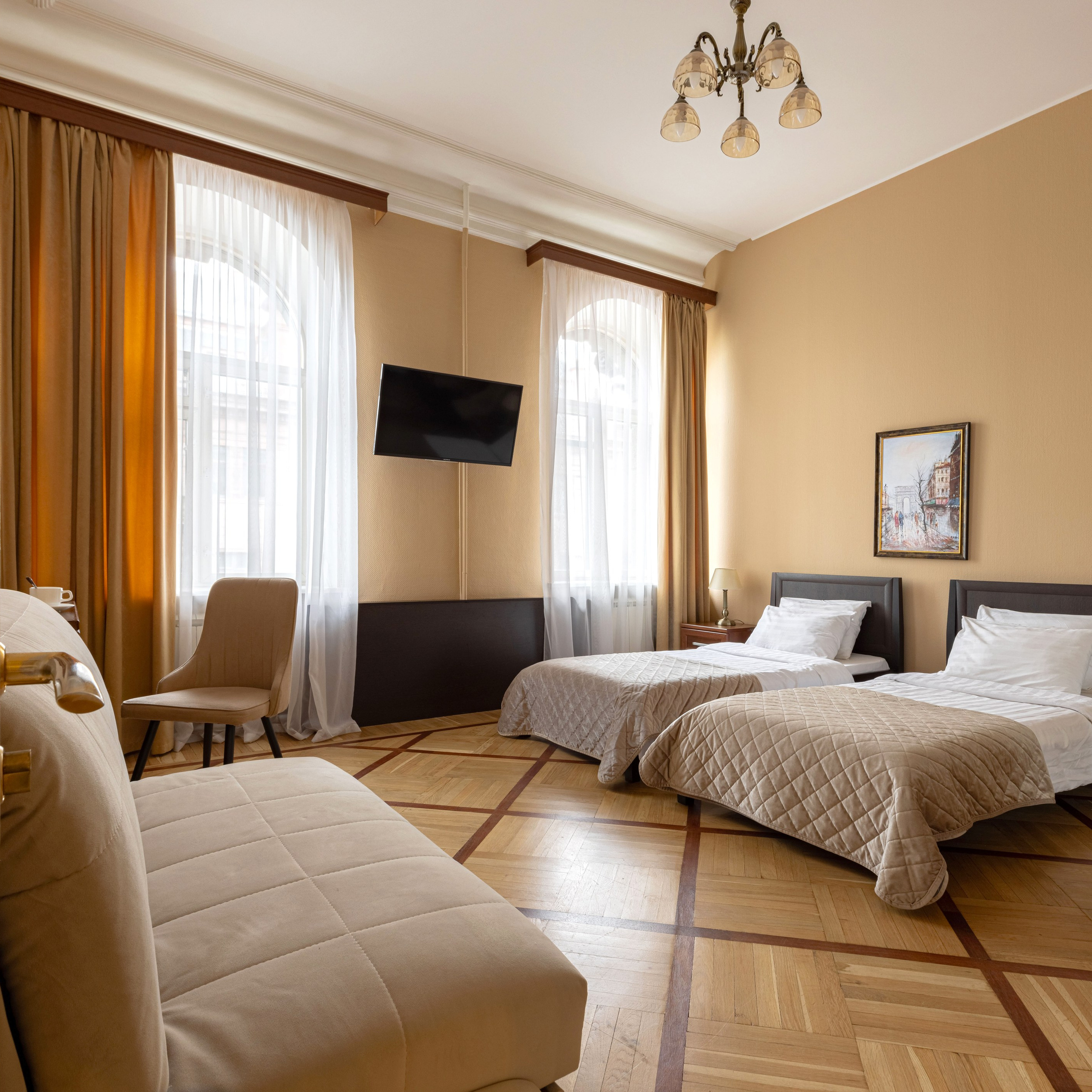 Отель на Гороховой улице. Интерьерный фотограф в Санкт-Петербурге, Ленинградской области и в Москве Николай Щербаков