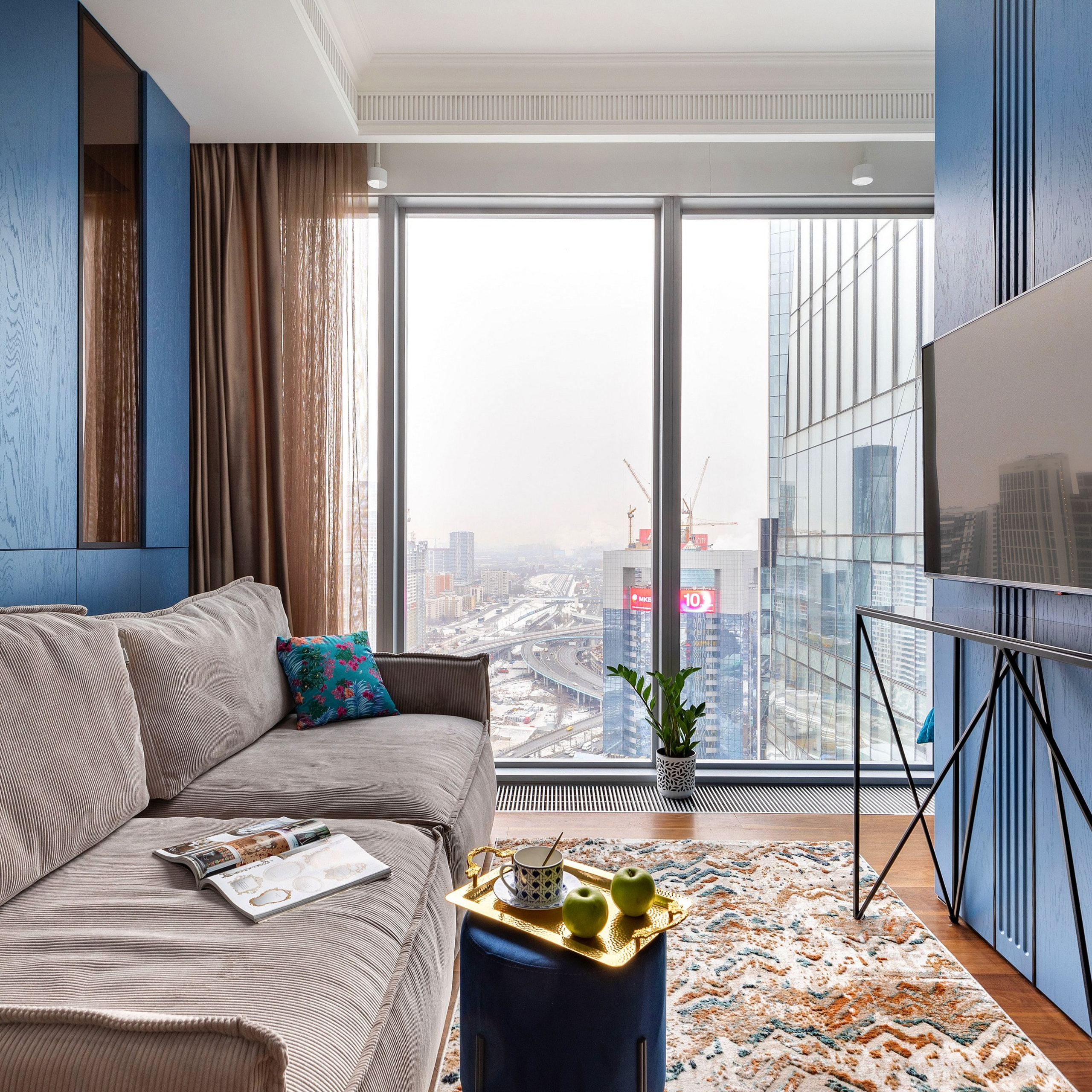 Апартаменты в Москва-Сити № 3. Интерьерный фотограф в Санкт-Петербурге, Ленинградской области и в Москве Николай Щербаков