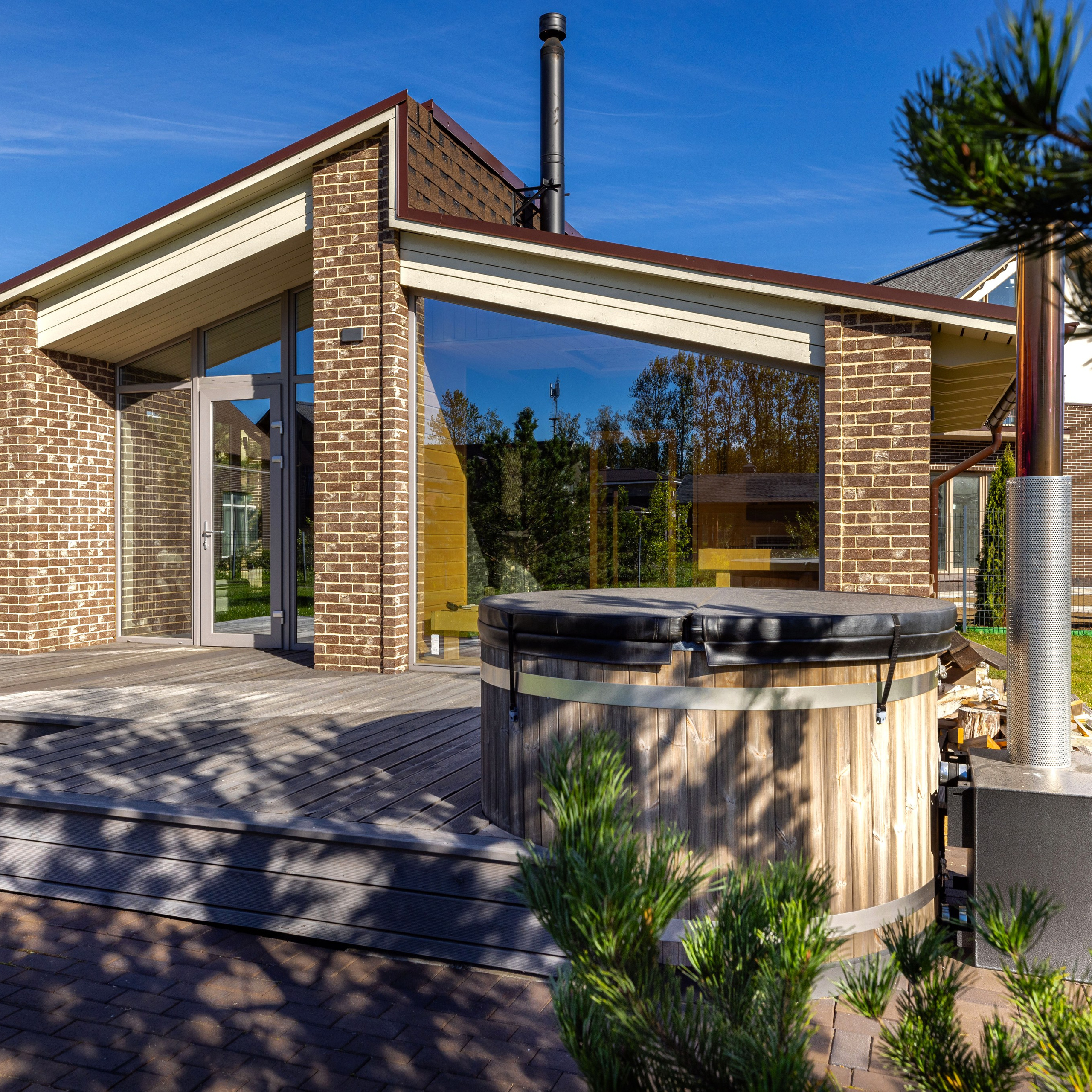 Фотосъёмка бани для строительной фирмы. Интерьерный фотограф в Санкт-Петербурге, Ленинградской области и в Москве Николай Щербаков