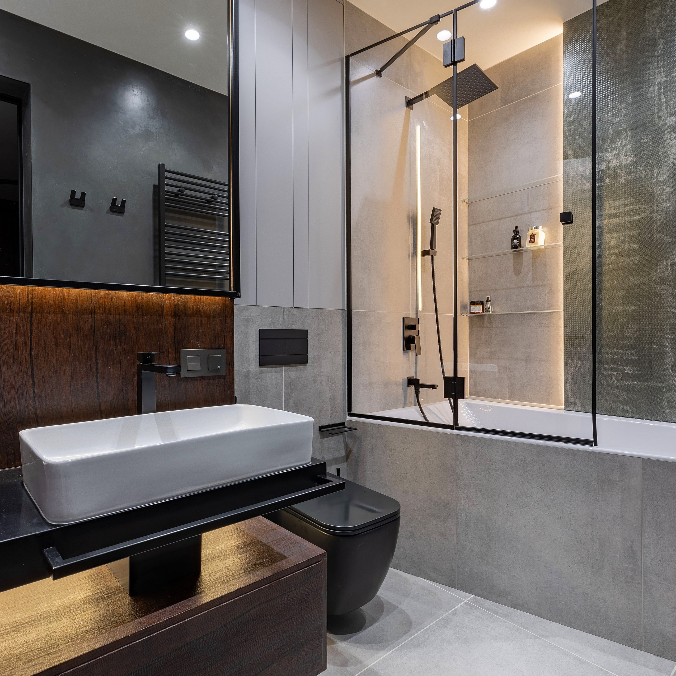 Съёмка реализованного дизайн-проекта в Кудрово. Интерьерный фотограф в Санкт-Петербурге, Ленинградской области и в Москве Николай Щербаков