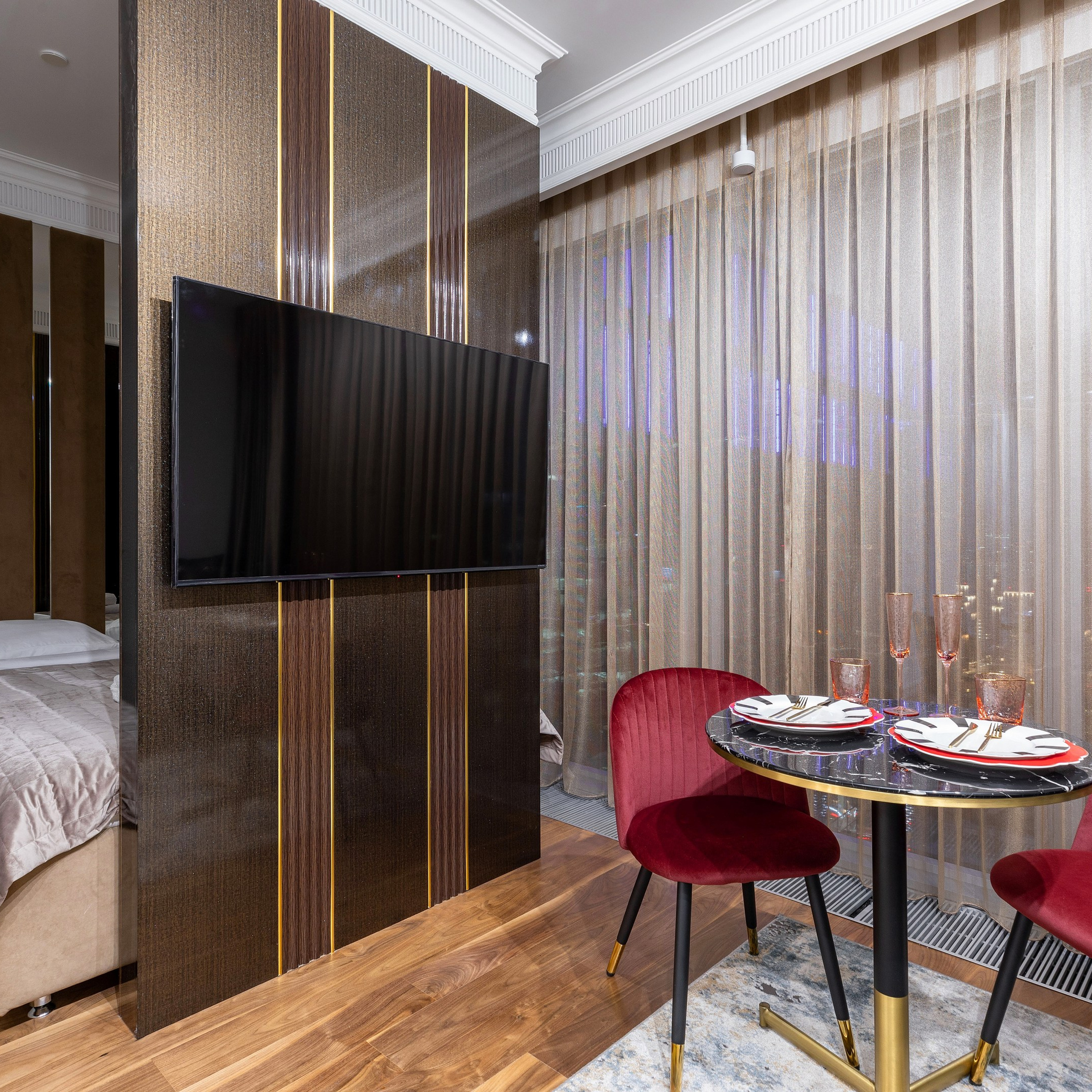 Апартаменты в Москва-Сити № 2. Интерьерный фотограф в Санкт-Петербурге, Ленинградской области и в Москве Николай Щербаков