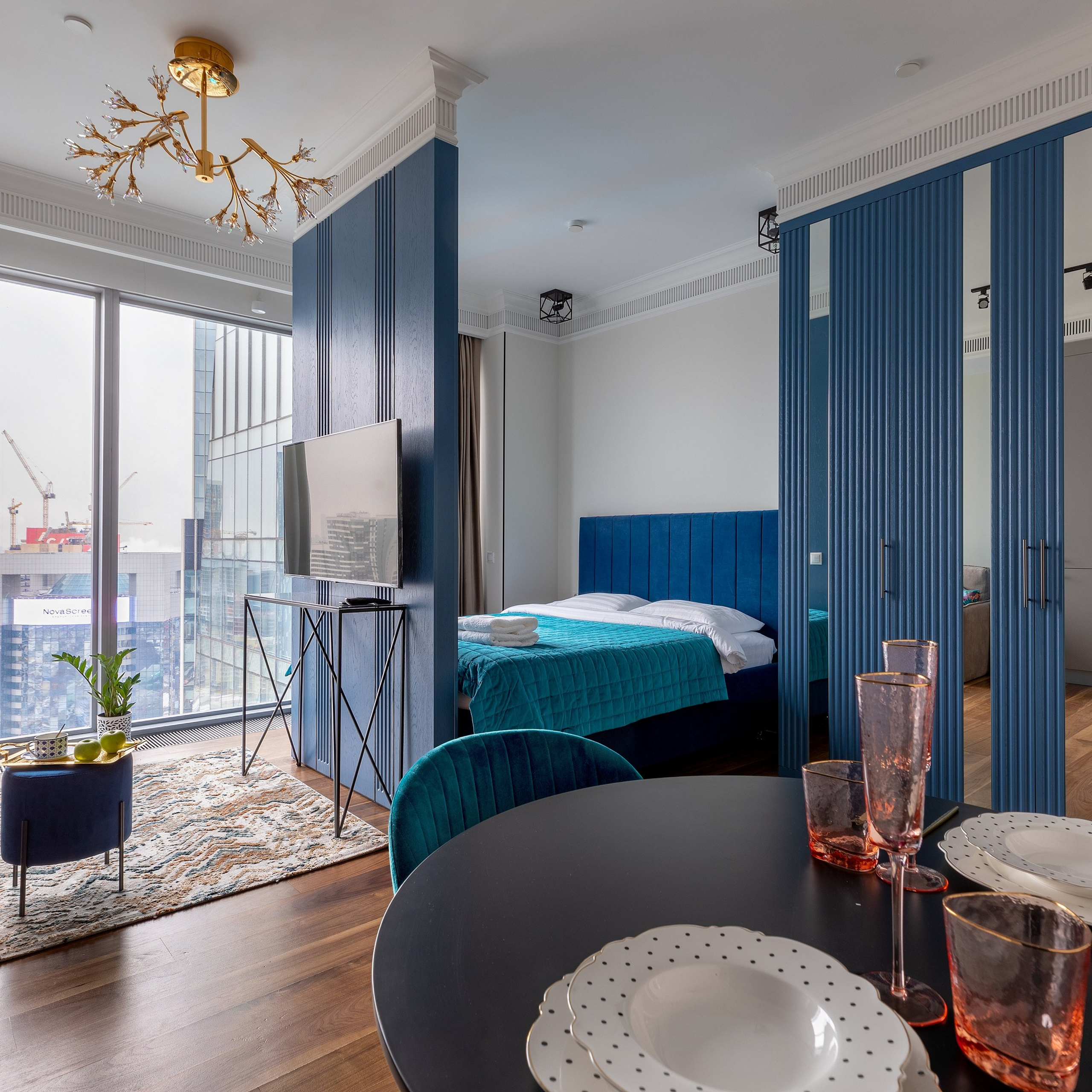 Апартаменты в Москва-Сити № 3. Интерьерный фотограф в Санкт-Петербурге, Ленинградской области и в Москве Николай Щербаков