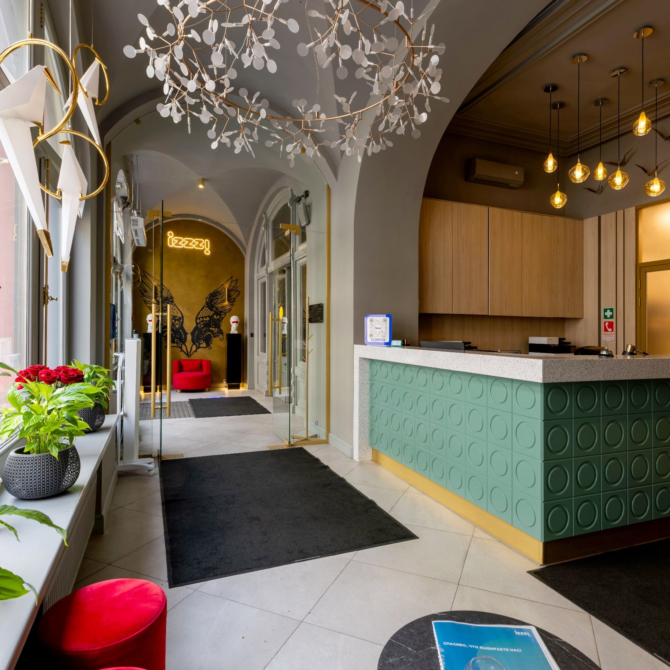 Отель Izzzi на Банковском переулке. Интерьерный фотограф в Санкт-Петербурге, Ленинградской области и в Москве Николай Щербаков