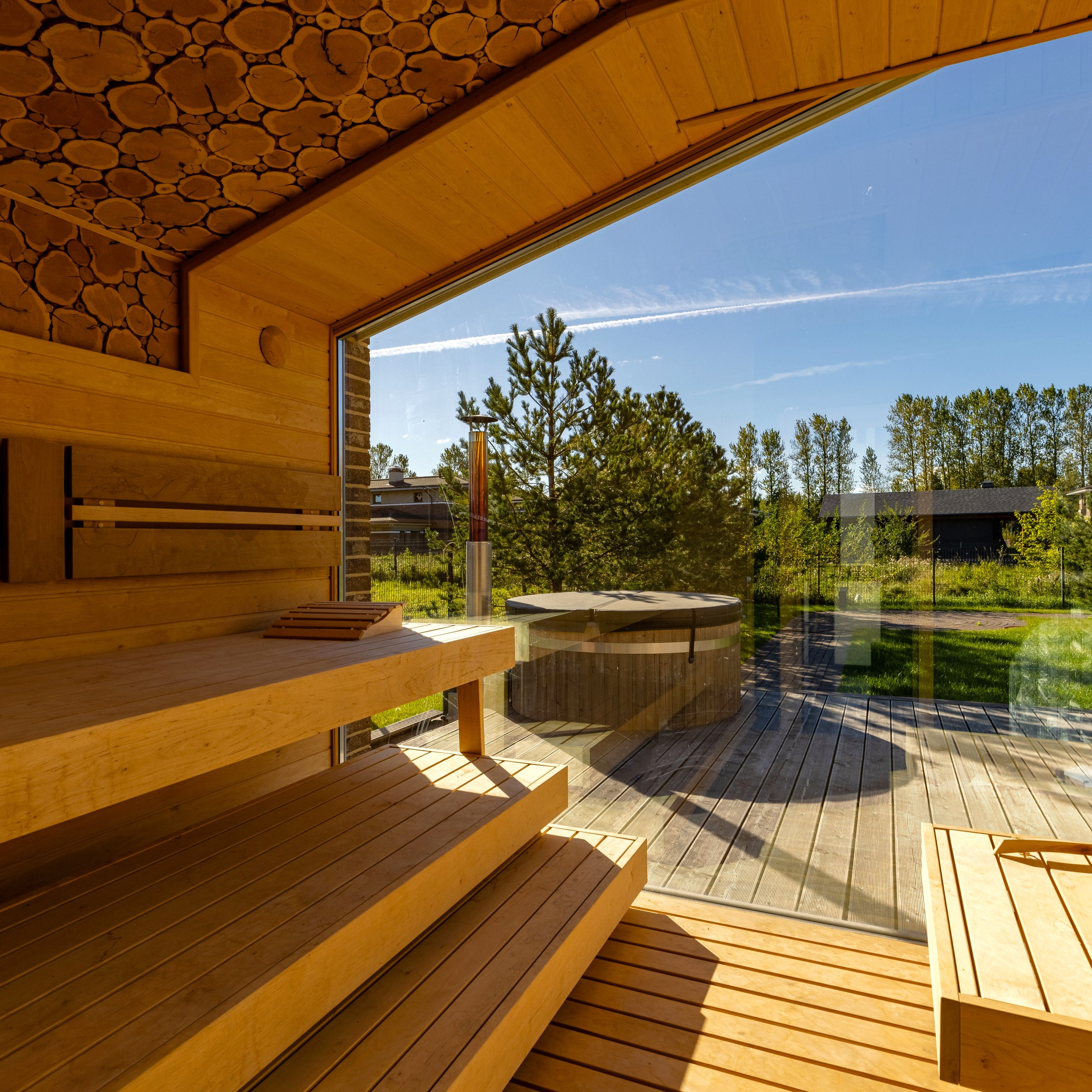 Фотосъёмка бани для строительной фирмы. Интерьерный фотограф в Санкт-Петербурге, Ленинградской области и в Москве Николай Щербаков