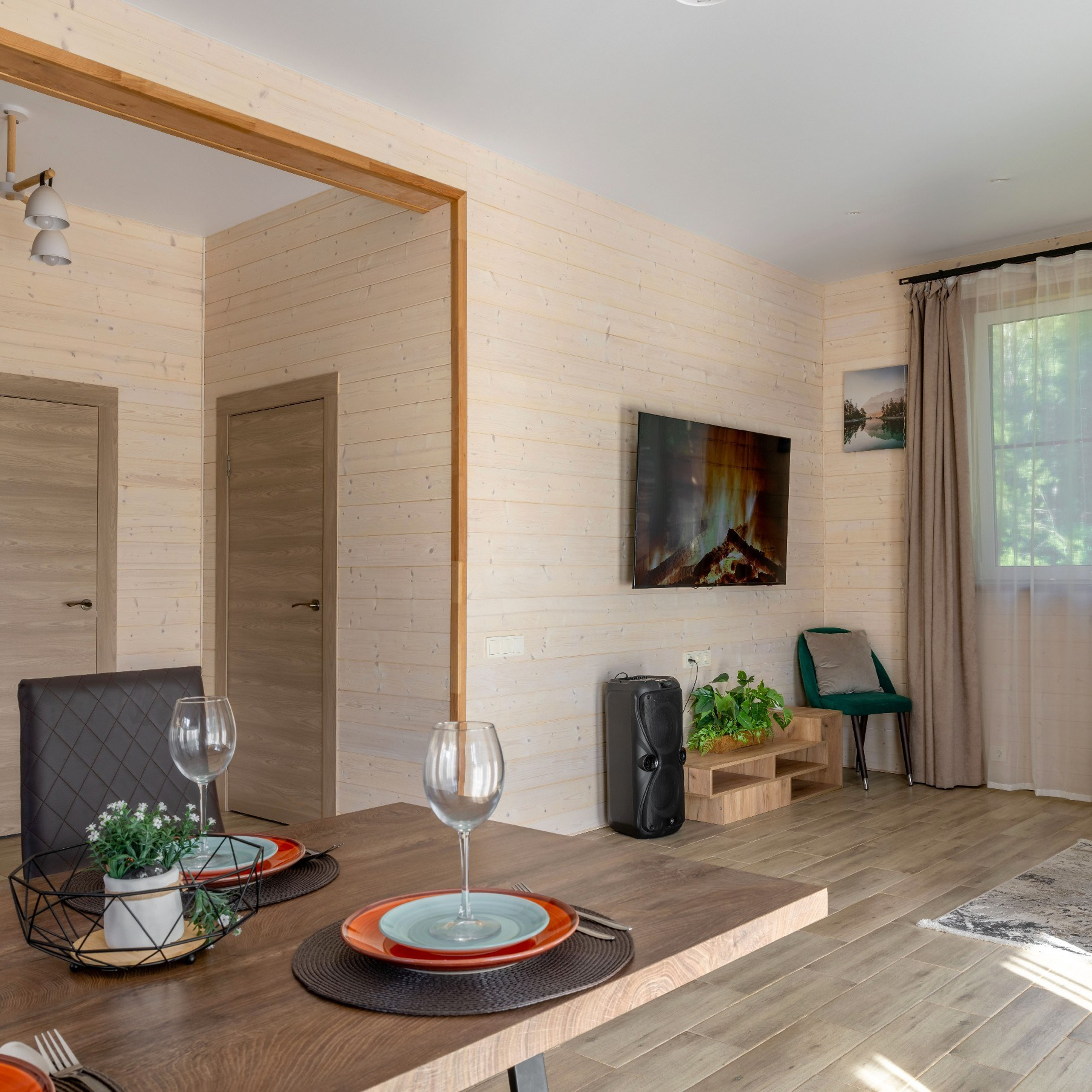 Фотосъёмка дома в Днп Берёзовка для строительной компании. Интерьерный фотограф в Санкт-Петербурге, Ленинградской области и в Москве Николай Щербаков