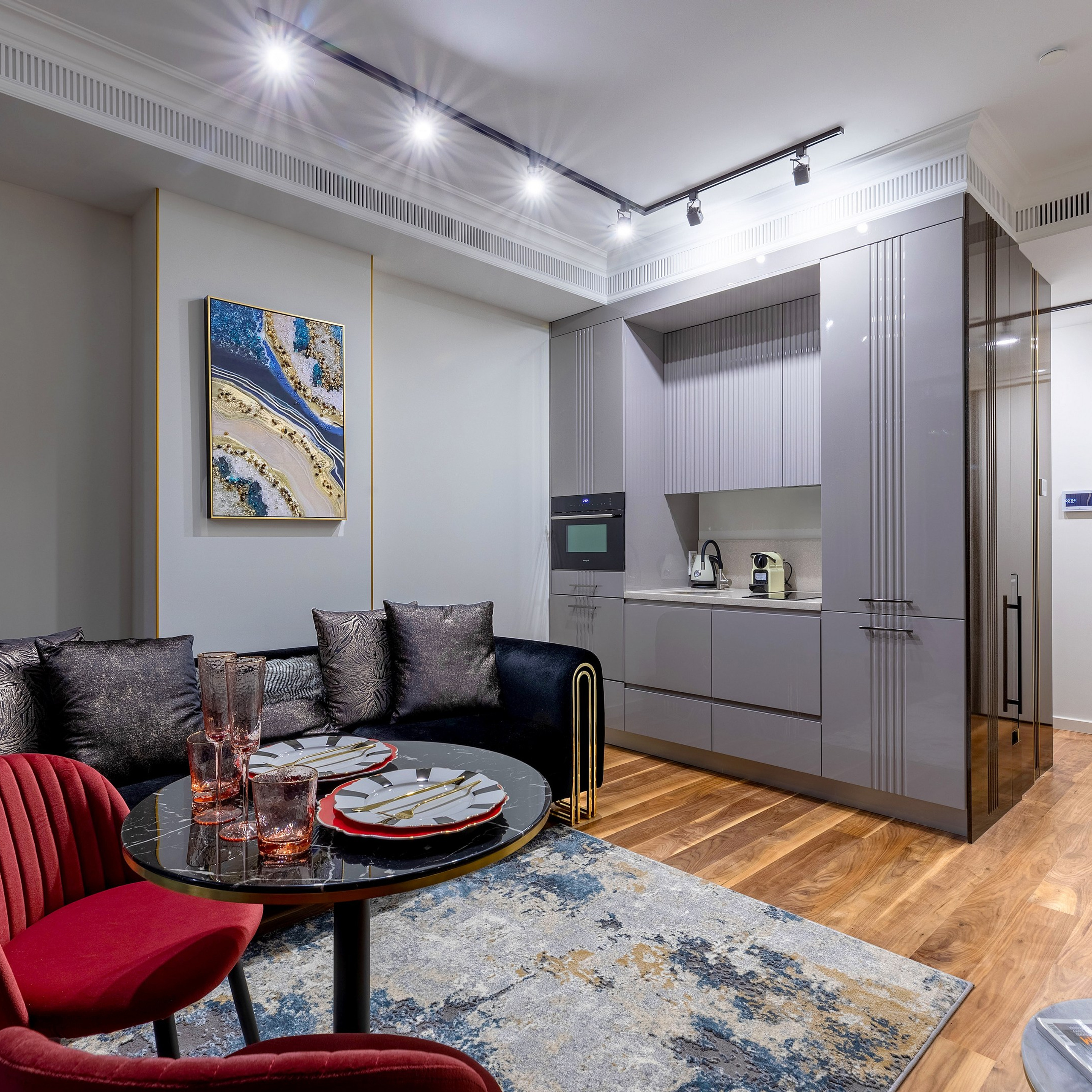 Апартаменты в Москва-Сити № 2. Интерьерный фотограф в Санкт-Петербурге, Ленинградской области и в Москве Николай Щербаков