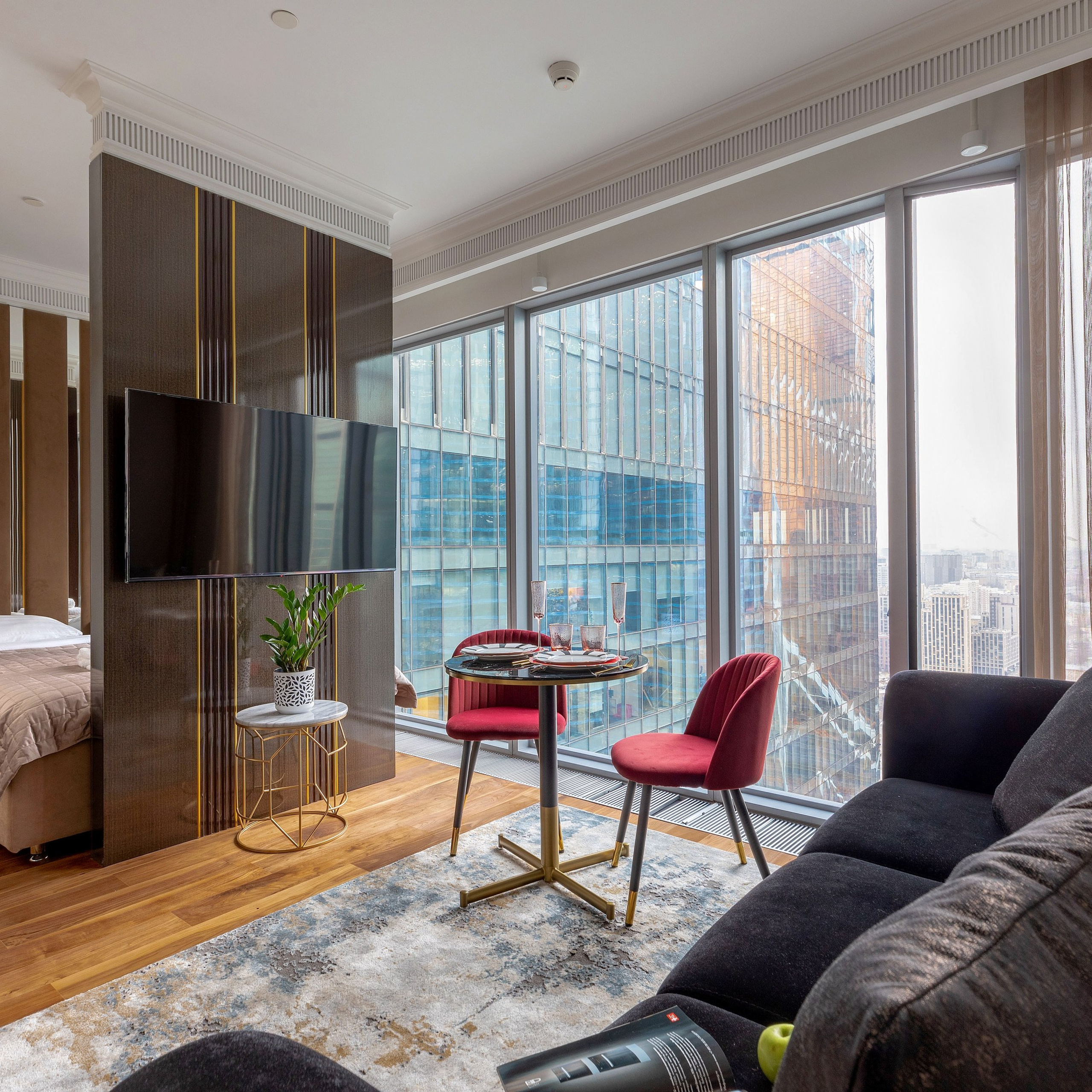 Апартаменты в Москва-Сити № 2. Интерьерный фотограф в Санкт-Петербурге, Ленинградской области и в Москве Николай Щербаков