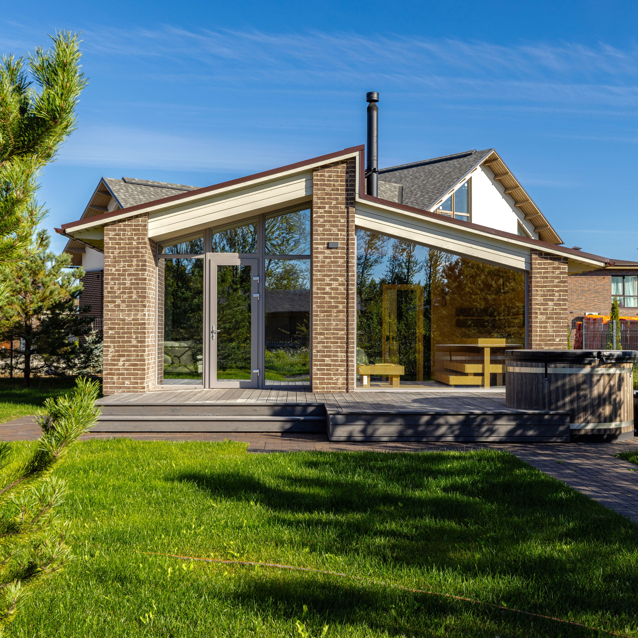 Фотосъёмка бани для строительной фирмы. Интерьерный фотограф в Санкт-Петербурге, Ленинградской области и в Москве Николай Щербаков