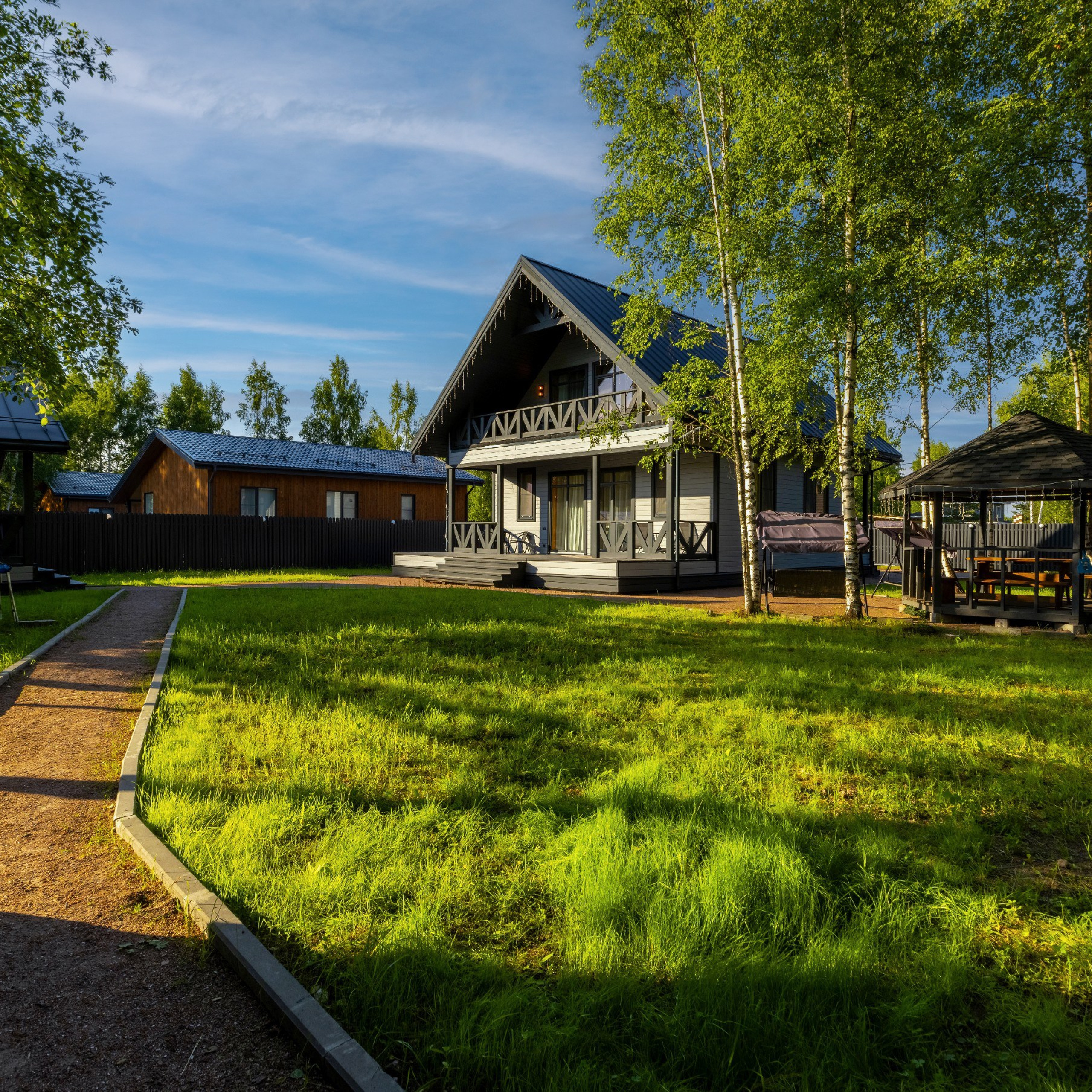 Фотосъёмка дома в Днп Берёзовка для строительной компании. Интерьерный фотограф в Санкт-Петербурге, Ленинградской области и в Москве Николай Щербаков