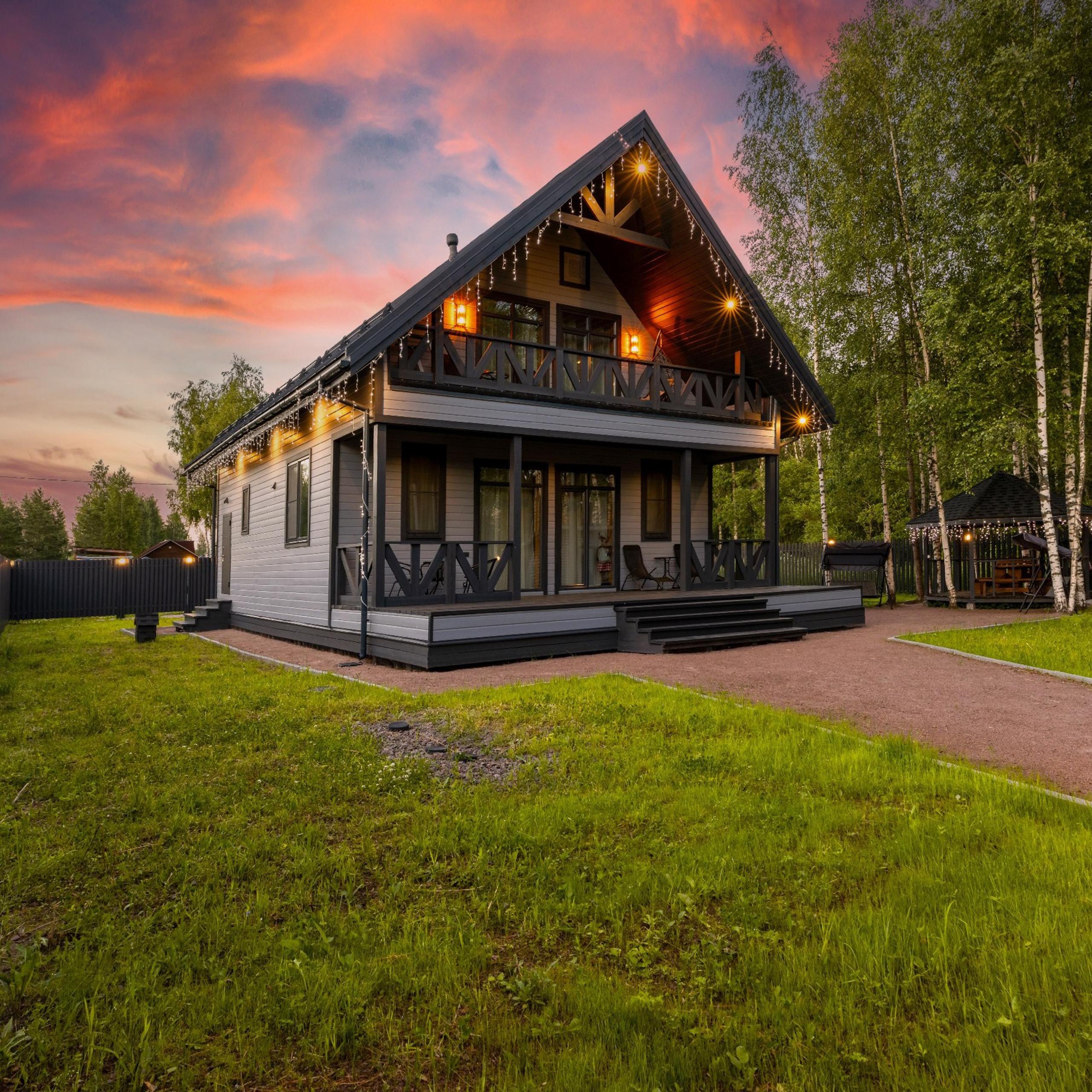 Фотосъёмка дома в Днп Берёзовка для строительной компании