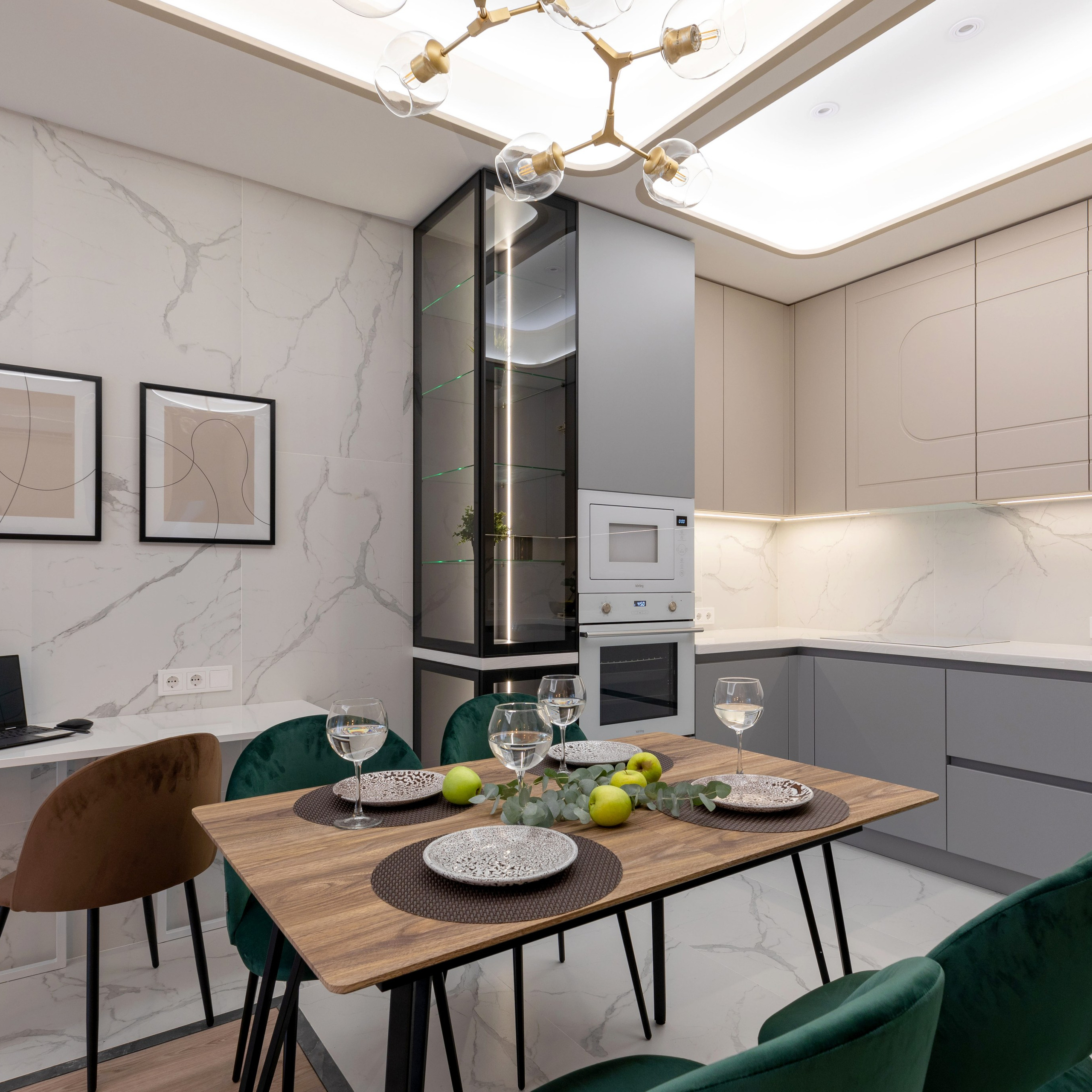 Фотосъёмка дизайн-проекта в ЖК Магнифика. Интерьерный фотограф в Санкт-Петербурге, Ленинградской области и в Москве Николай Щербаков