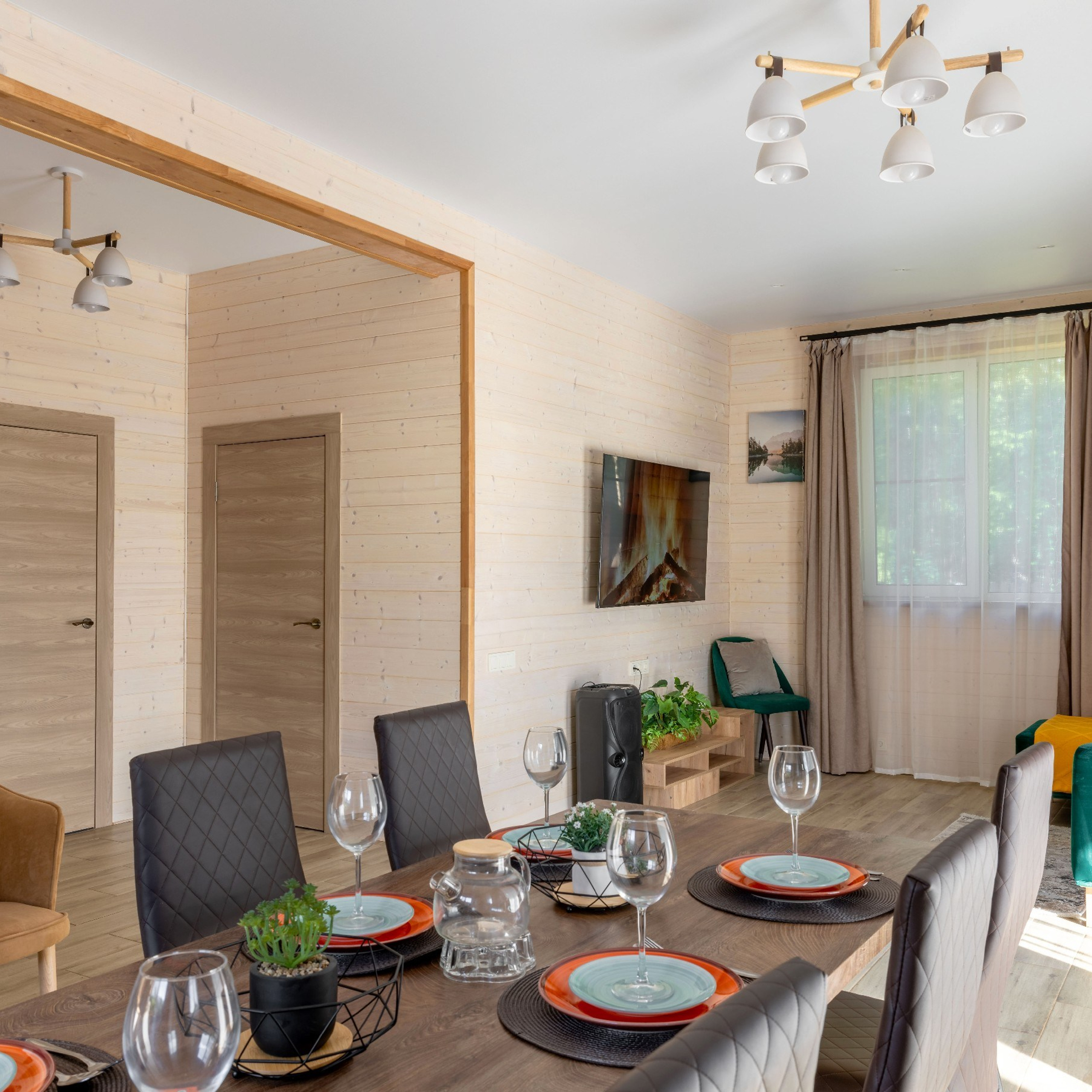 Фотосъёмка дома в Днп Берёзовка для строительной компании. Интерьерный фотограф в Санкт-Петербурге, Ленинградской области и в Москве Николай Щербаков