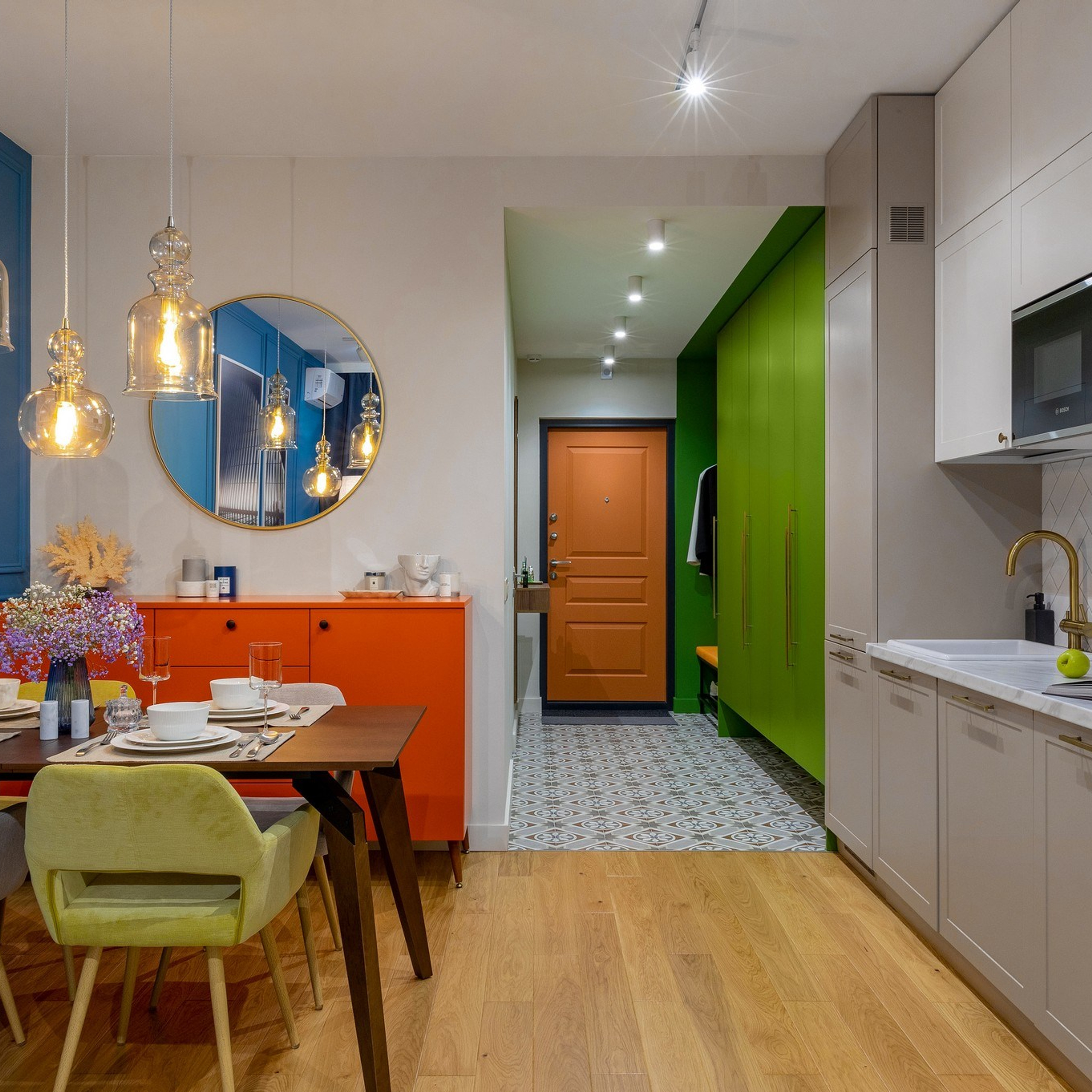 Фотосъёмка реализованного дизайн-проекта в ЖК Магнифика. Интерьерный фотограф в Санкт-Петербурге, Ленинградской области и в Москве Николай Щербаков