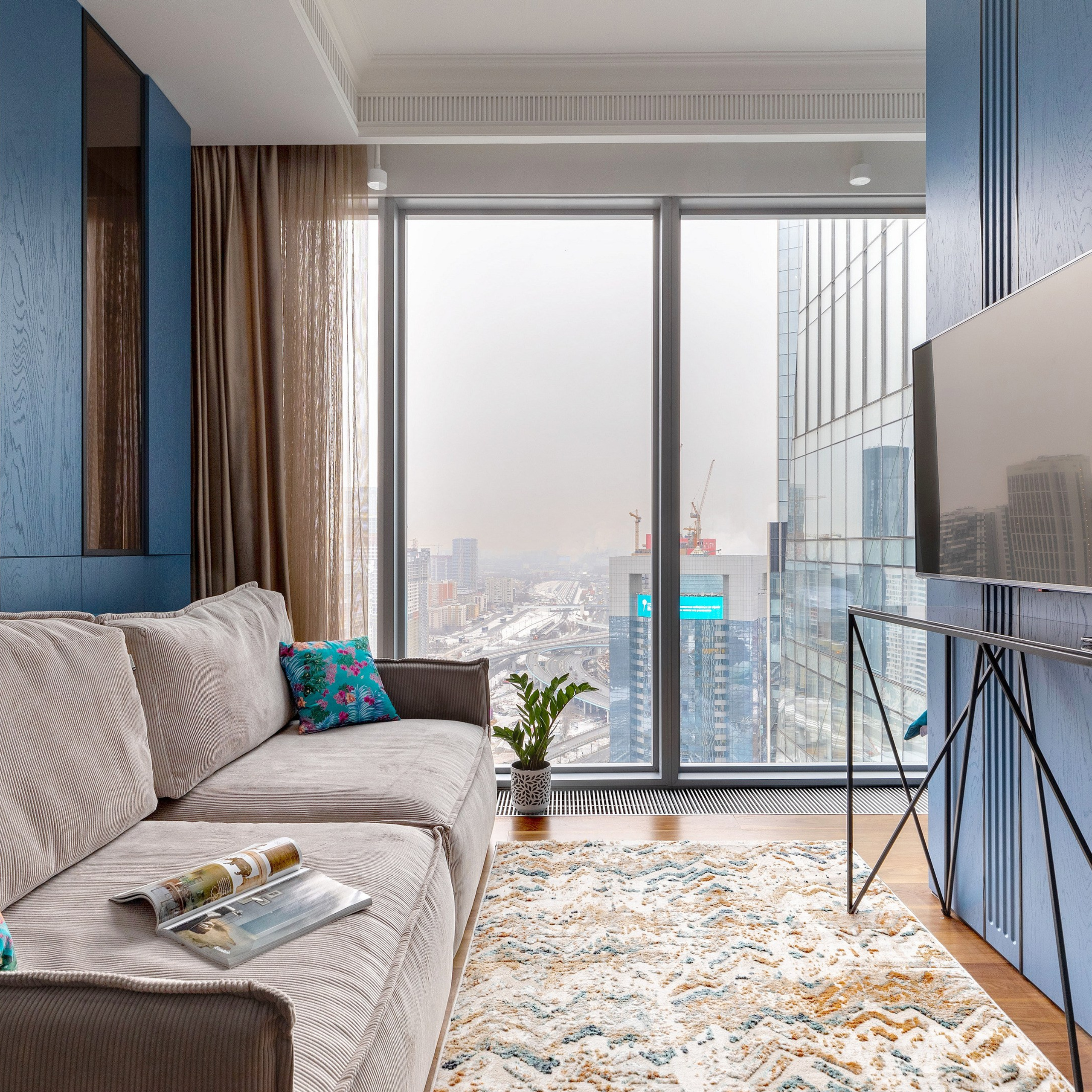 Апартаменты в Москва-Сити № 3. Интерьерный фотограф в Санкт-Петербурге, Ленинградской области и в Москве Николай Щербаков