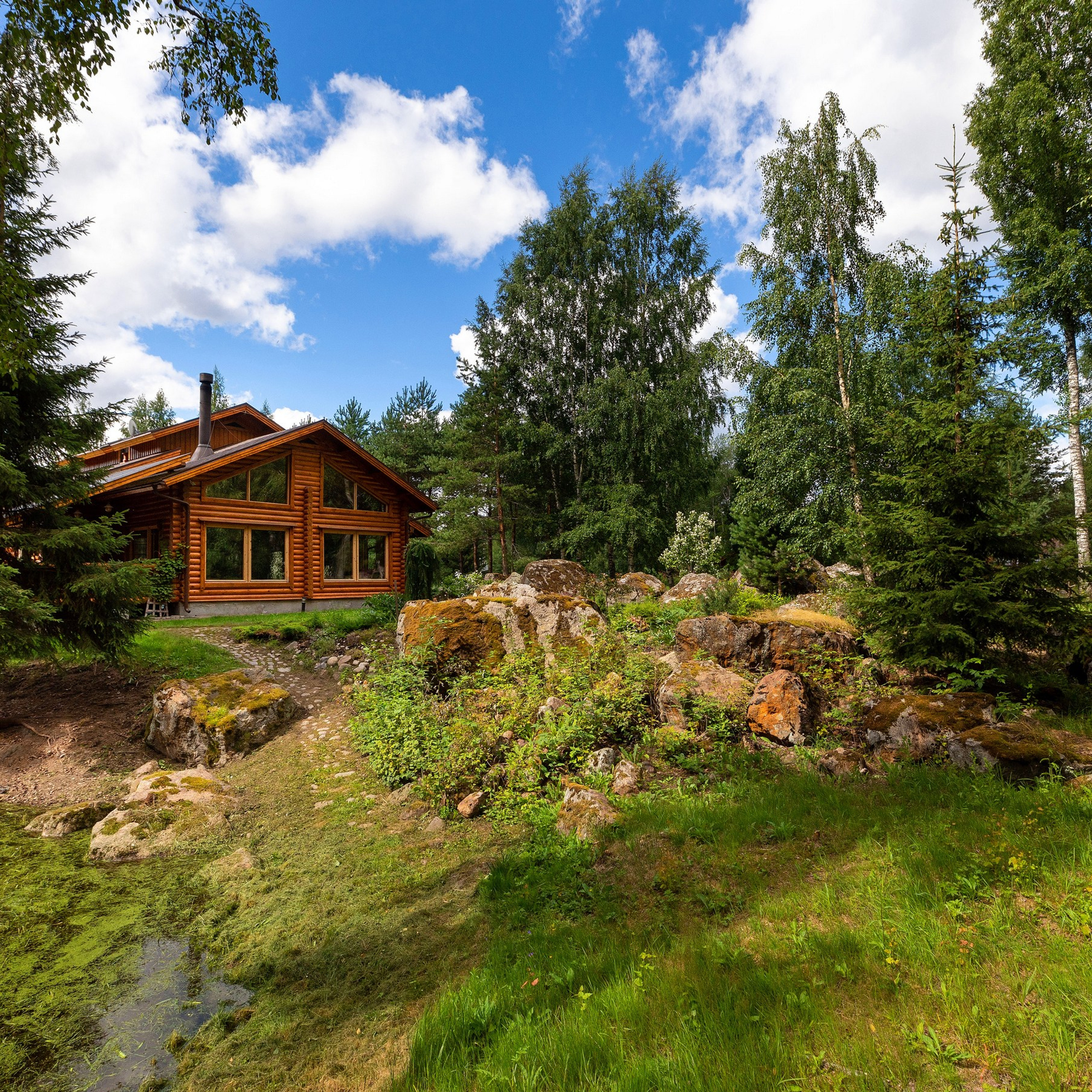 Усадьба в Лосево. Интерьерный фотограф в Санкт-Петербурге, Ленинградской области и в Москве Николай Щербаков