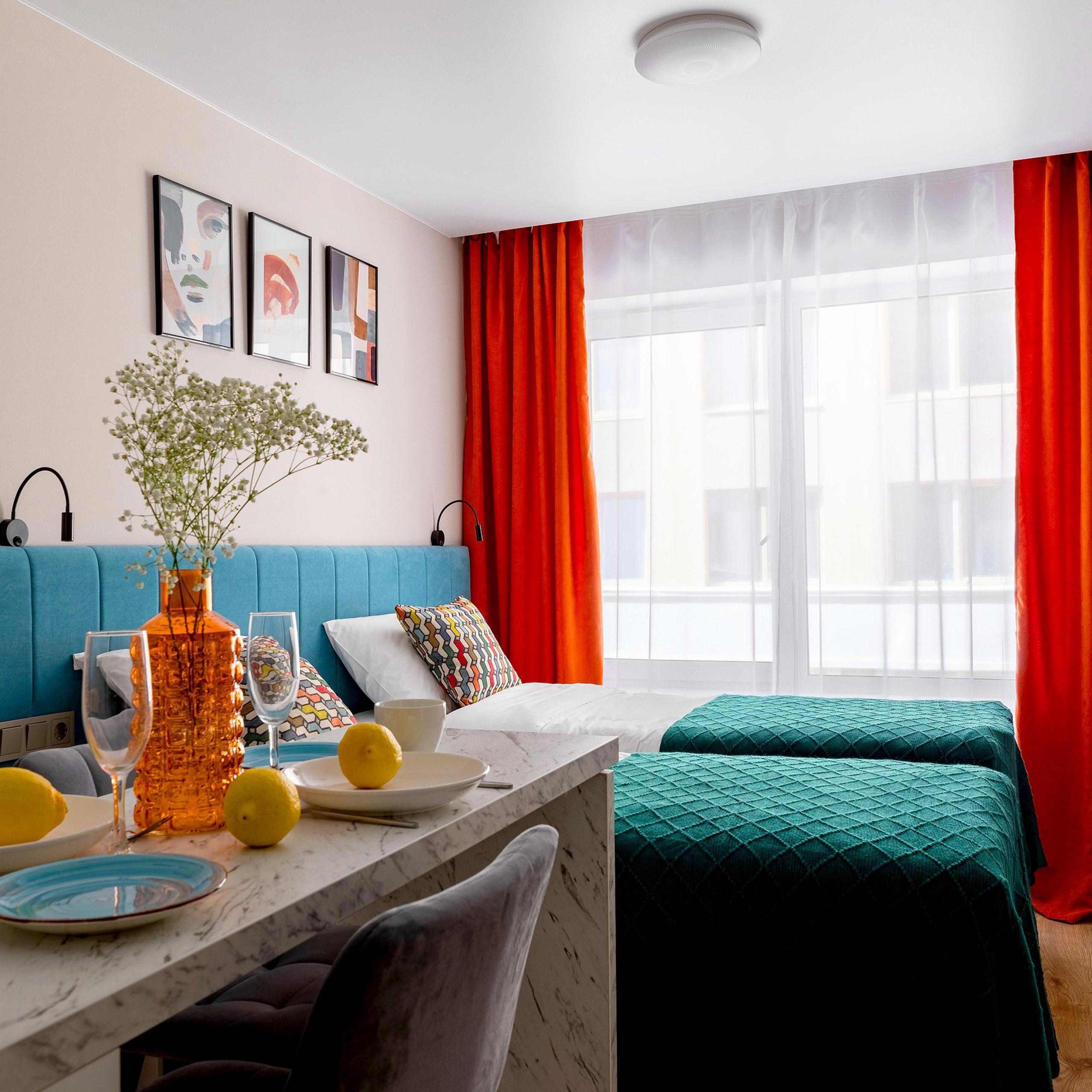 Фотосъёмка студии в апартаментах Putilov Avenir. Интерьерный фотограф в Санкт-Петербурге, Ленинградской области и в Москве Николай Щербаков