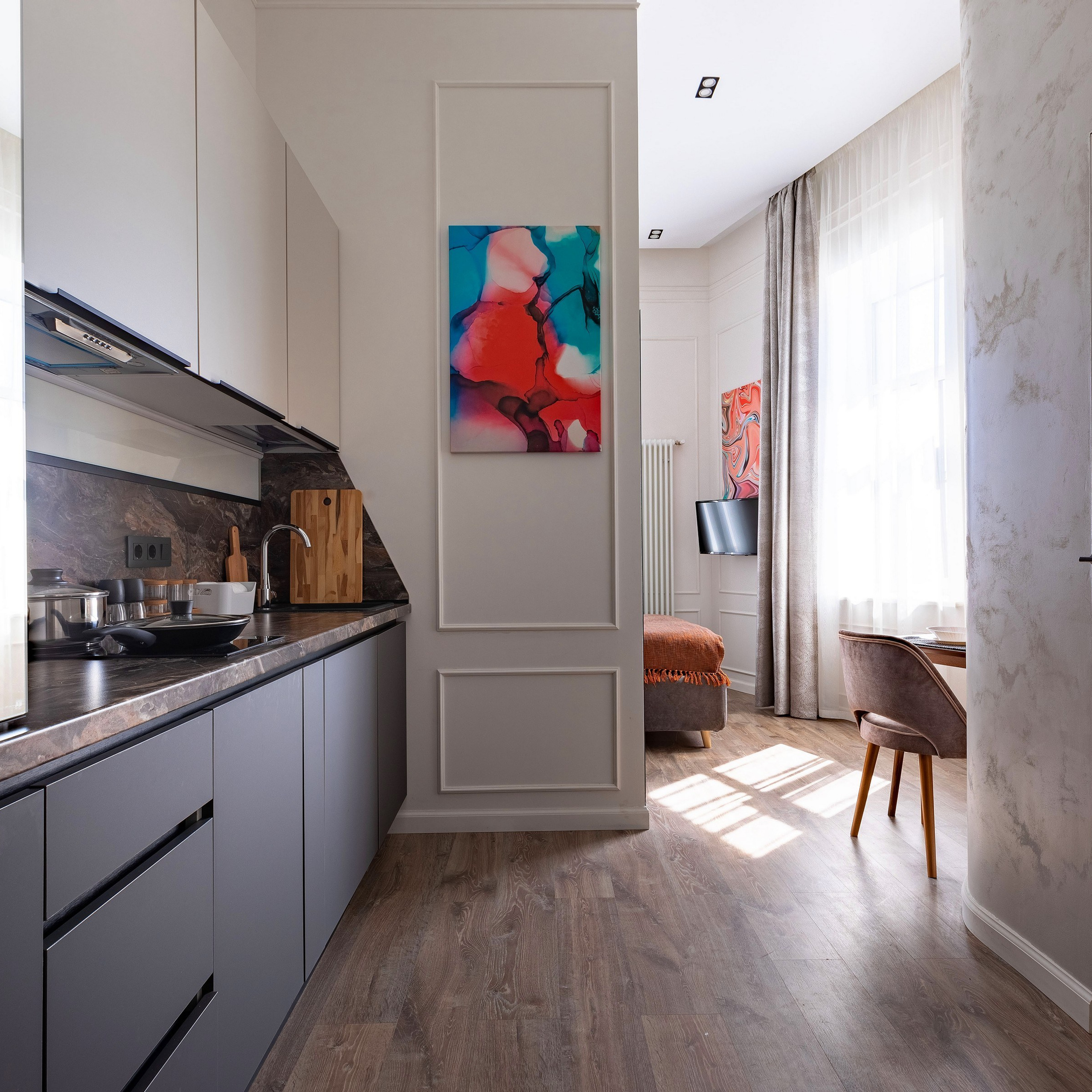 Апартамент в гостинице «Рижская». Интерьерный фотограф в Санкт-Петербурге, Ленинградской области и в Москве Николай Щербаков