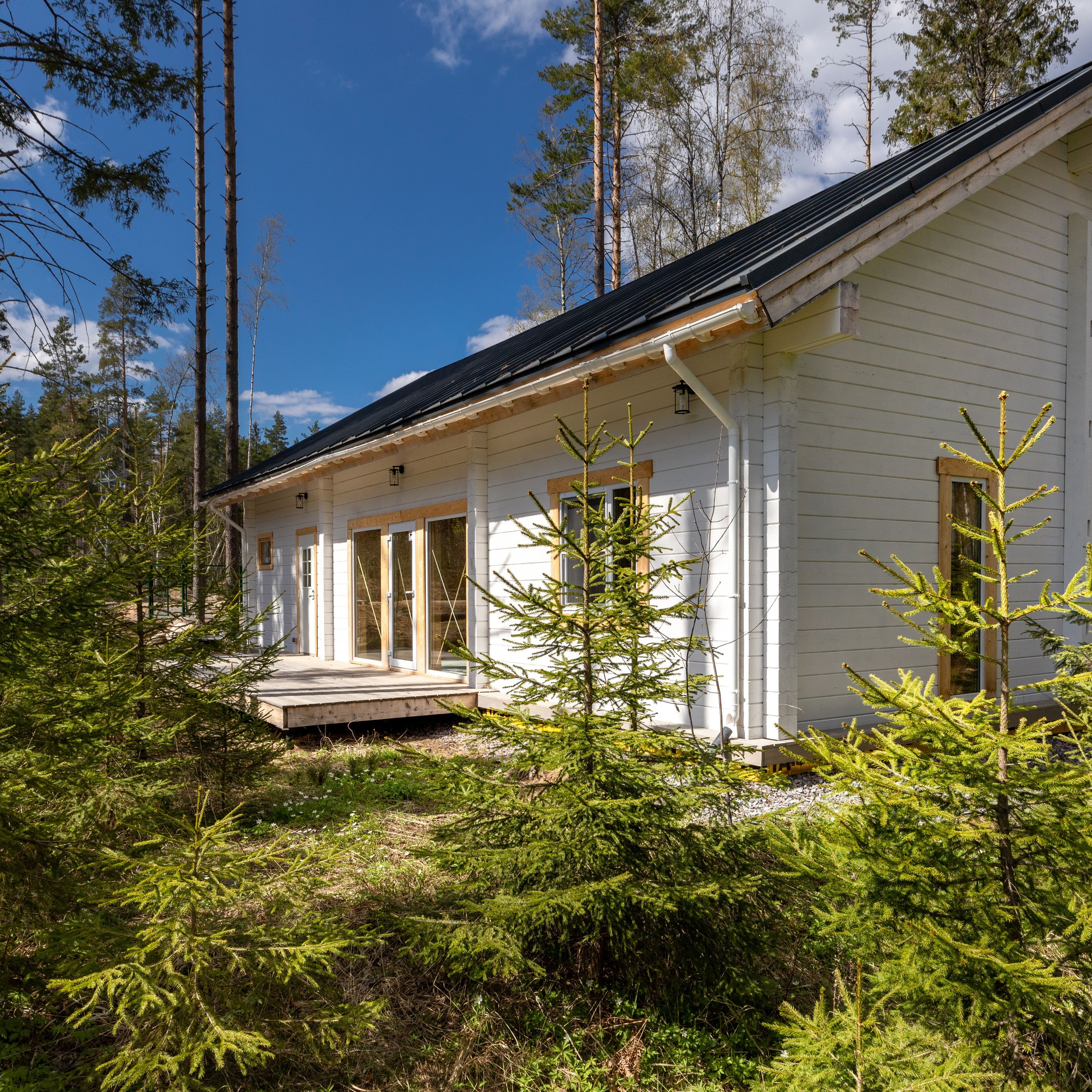 Фотосъёмка дома в Агалатово для строительной фирмы