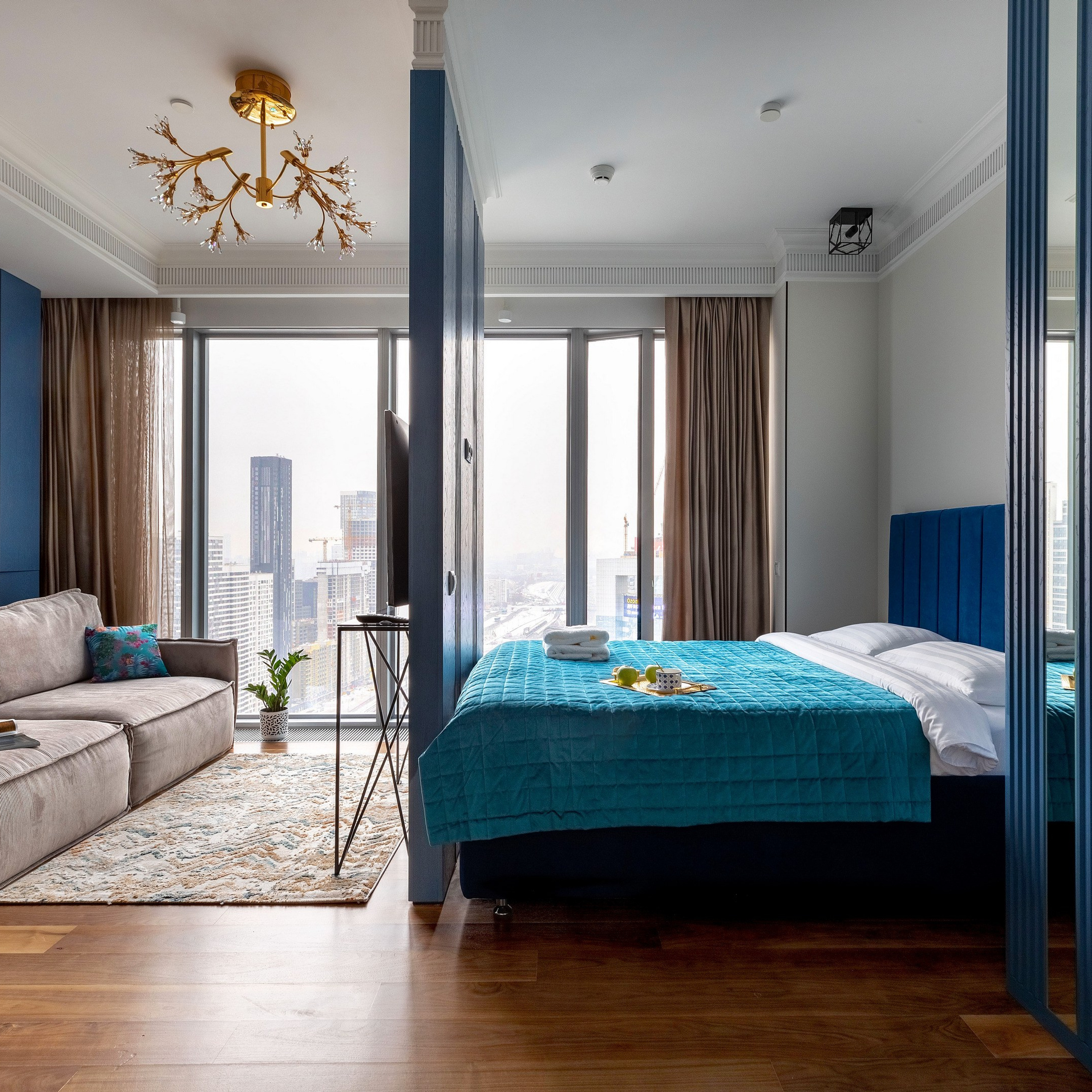 Апартаменты в Москва-Сити № 3. Интерьерный фотограф в Санкт-Петербурге, Ленинградской области и в Москве Николай Щербаков