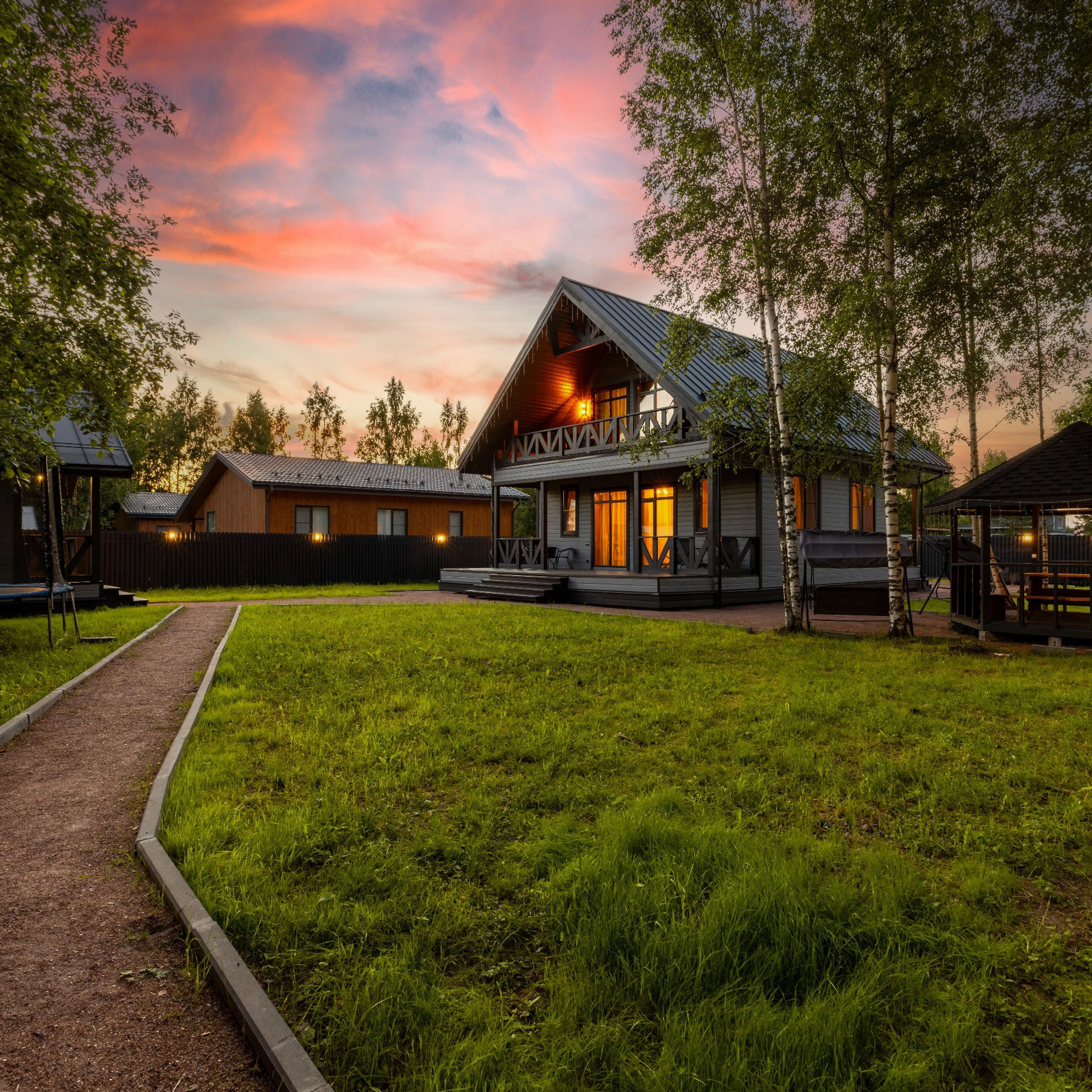 Фотосъёмка дома в Днп Берёзовка для строительной компании. Интерьерный фотограф в Санкт-Петербурге, Ленинградской области и в Москве Николай Щербаков