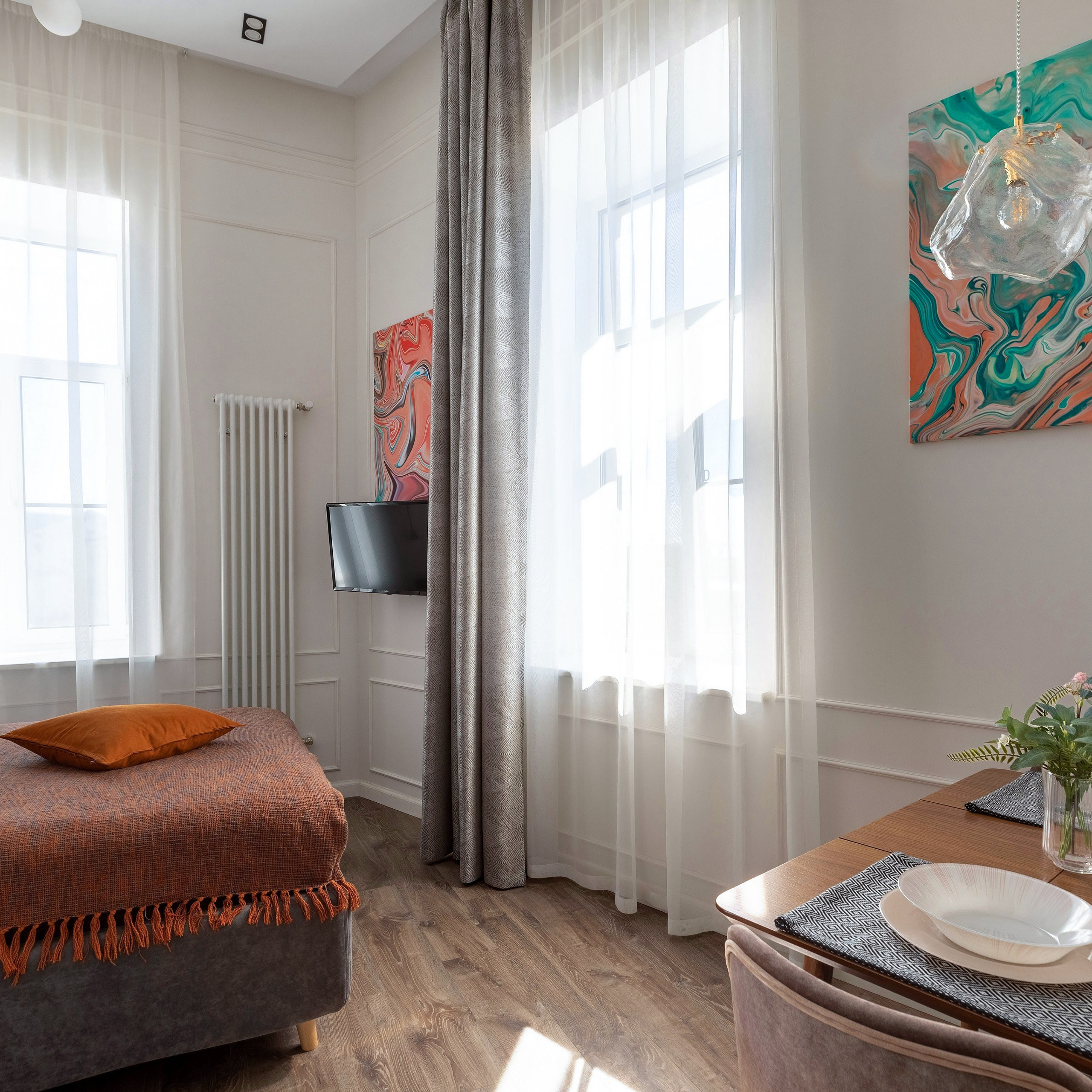 Апартамент в гостинице «Рижская». Интерьерный фотограф в Санкт-Петербурге, Ленинградской области и в Москве Николай Щербаков