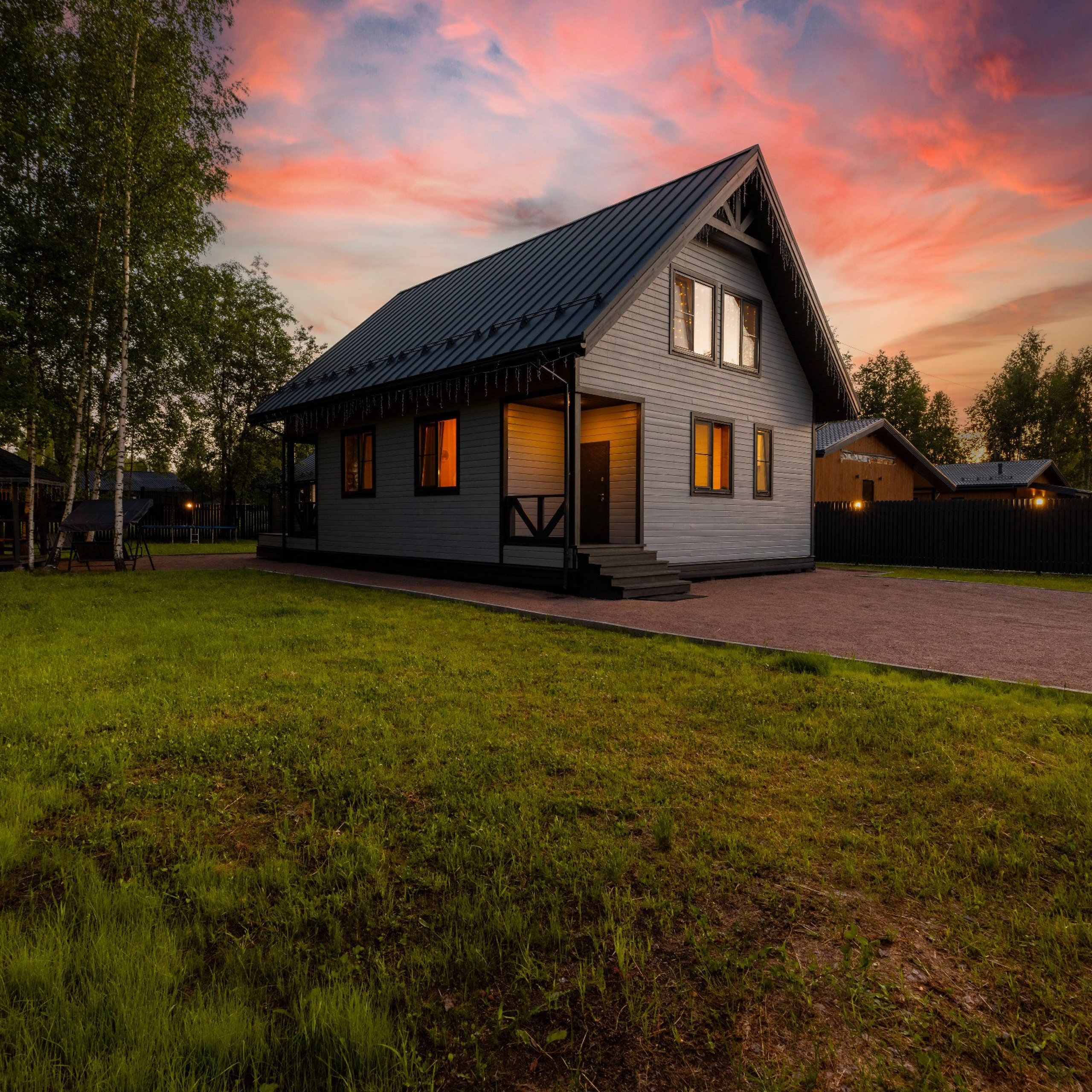 Фотосъёмка дома в Днп Берёзовка для строительной компании. Интерьерный фотограф в Санкт-Петербурге, Ленинградской области и в Москве Николай Щербаков