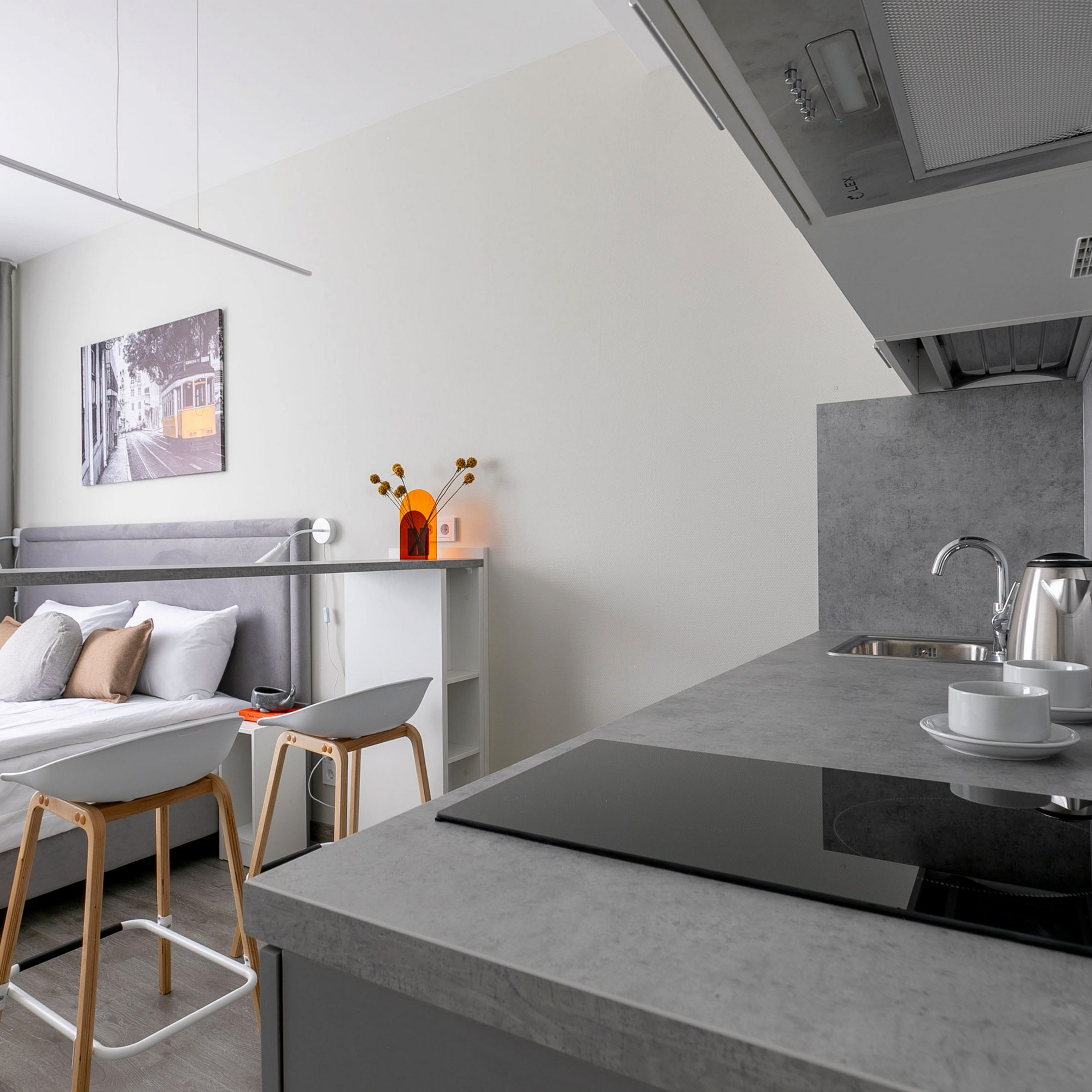 Апартаменты IN2it у метро Купчино. Интерьерный фотограф в Санкт-Петербурге, Ленинградской области и в Москве Николай Щербаков