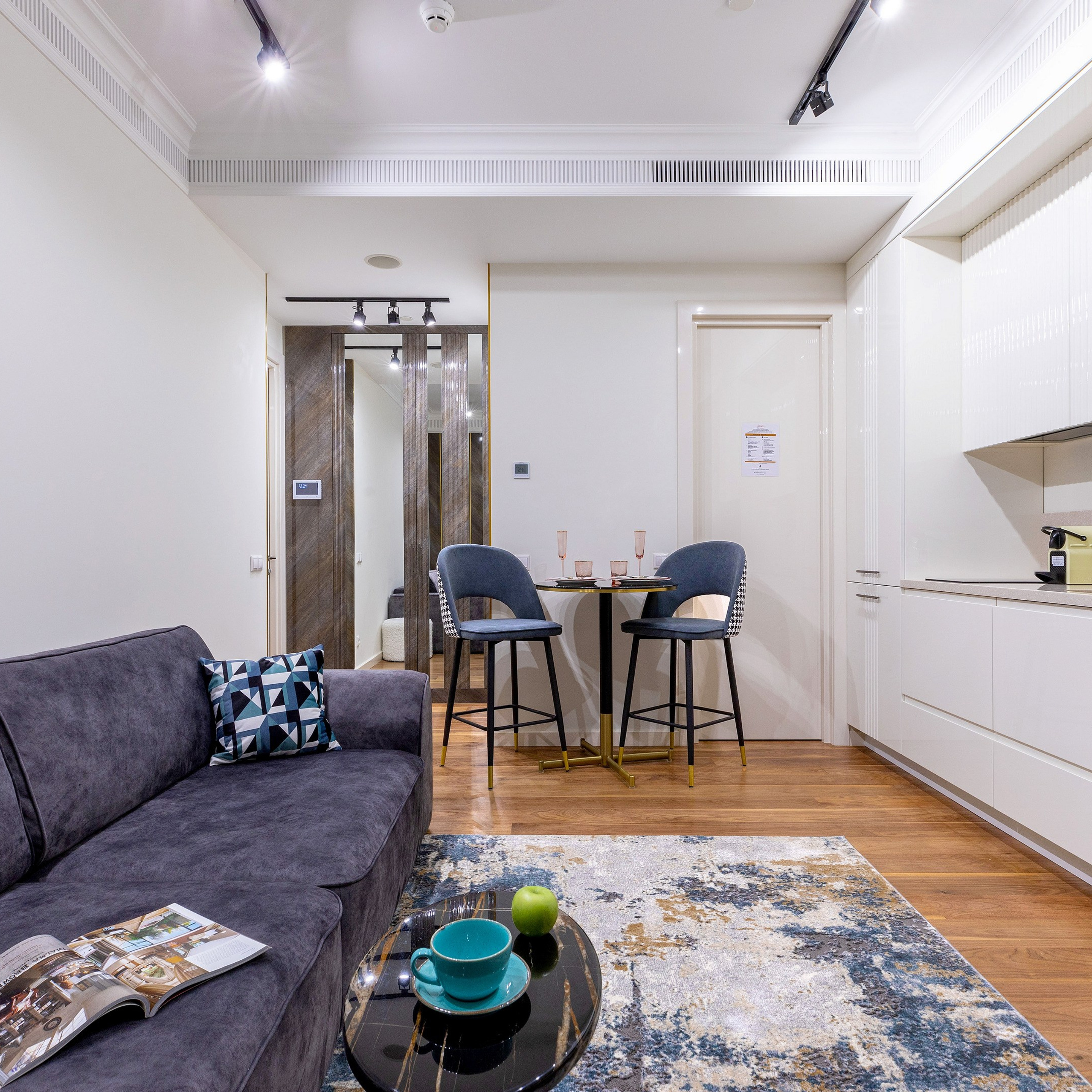 Апартаменты в Москва-Сити № 1. Интерьерный фотограф в Санкт-Петербурге, Ленинградской области и в Москве Николай Щербаков