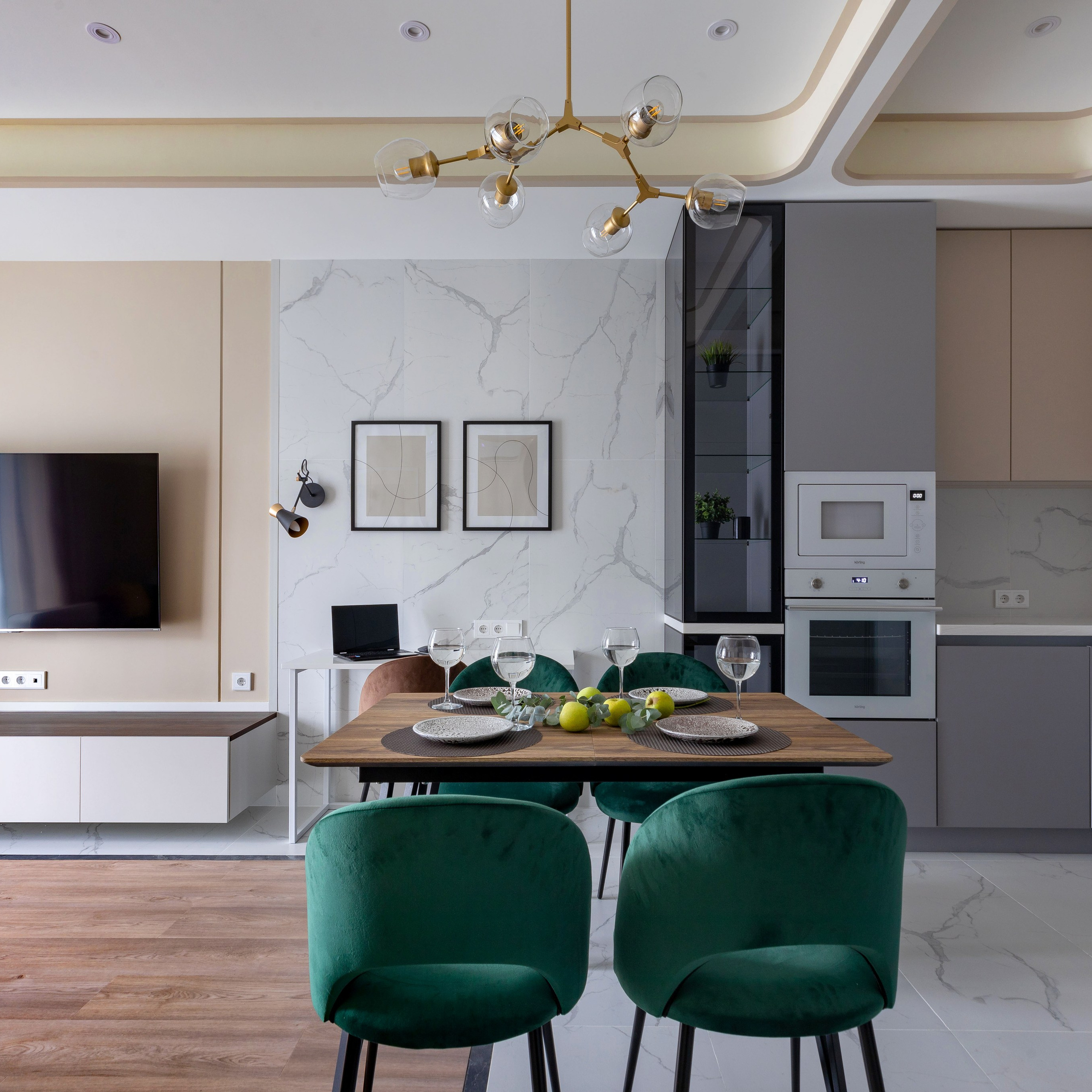 Фотосъёмка дизайн-проекта в ЖК Магнифика. Интерьерный фотограф в Санкт-Петербурге, Ленинградской области и в Москве Николай Щербаков