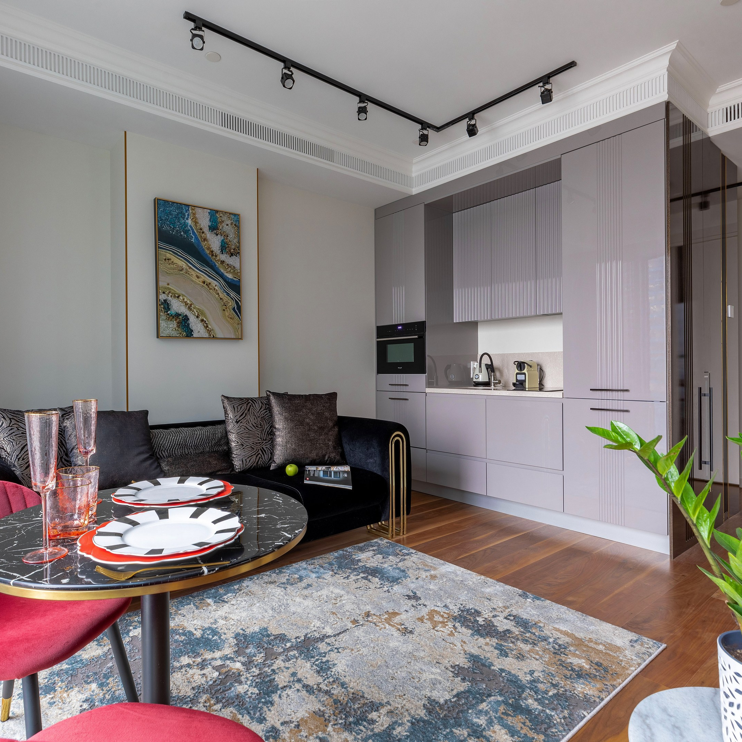 Апартаменты в Москва-Сити № 2. Интерьерный фотограф в Санкт-Петербурге, Ленинградской области и в Москве Николай Щербаков