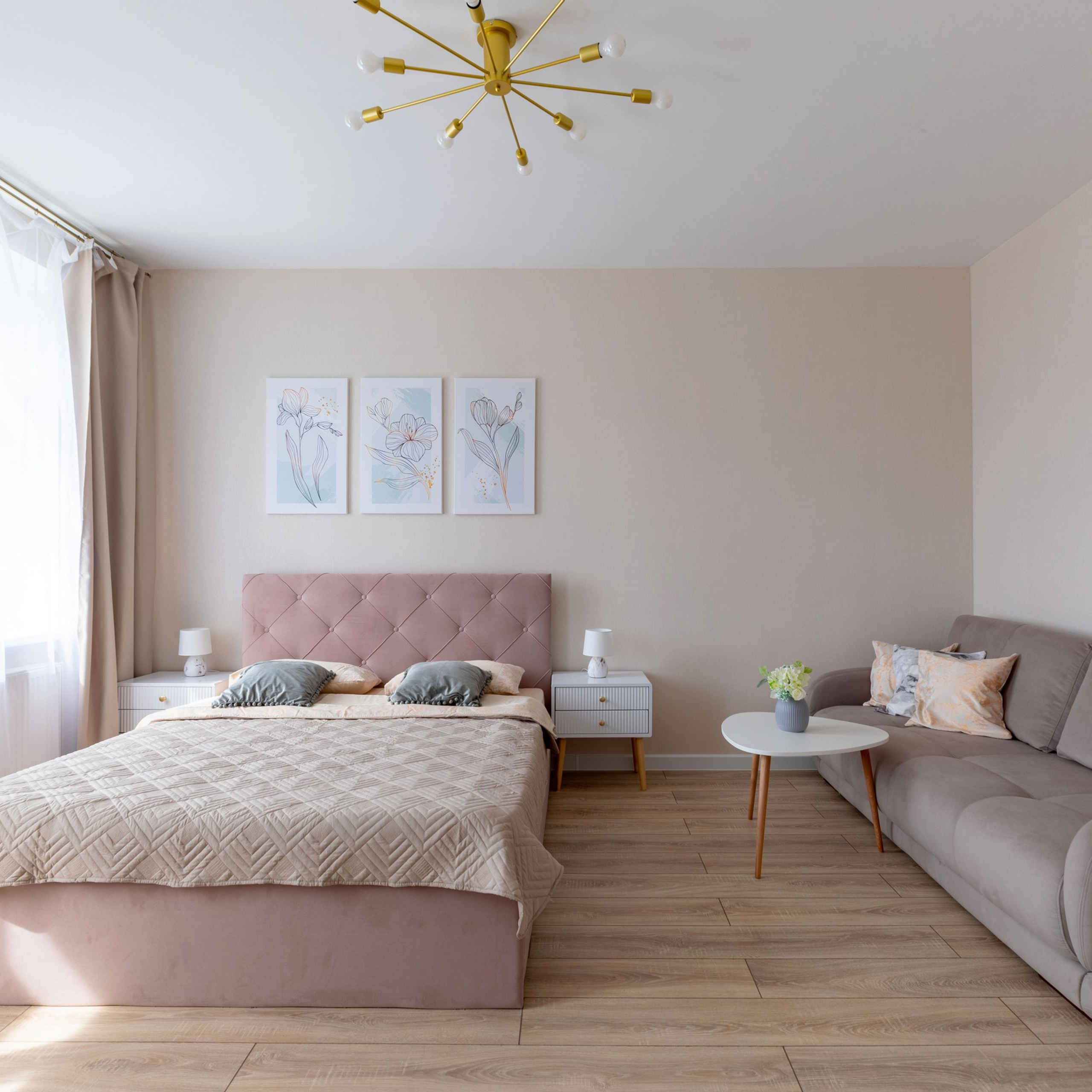 Съёмка 1 ком. кв. у метро Международная. Интерьерный фотограф в Санкт-Петербурге, Ленинградской области и в Москве Николай Щербаков