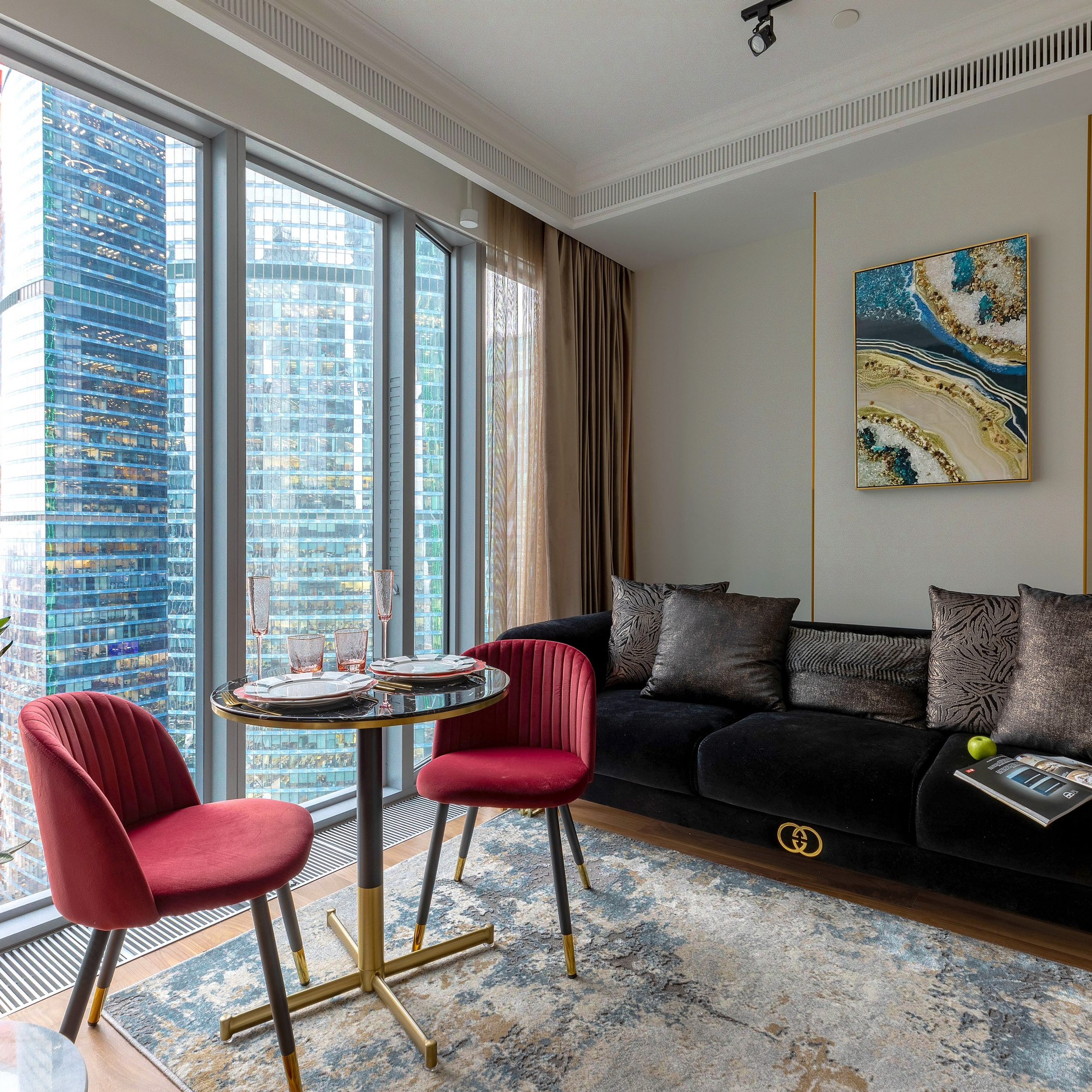 Апартаменты в Москва-Сити № 2. Интерьерный фотограф в Санкт-Петербурге, Ленинградской области и в Москве Николай Щербаков