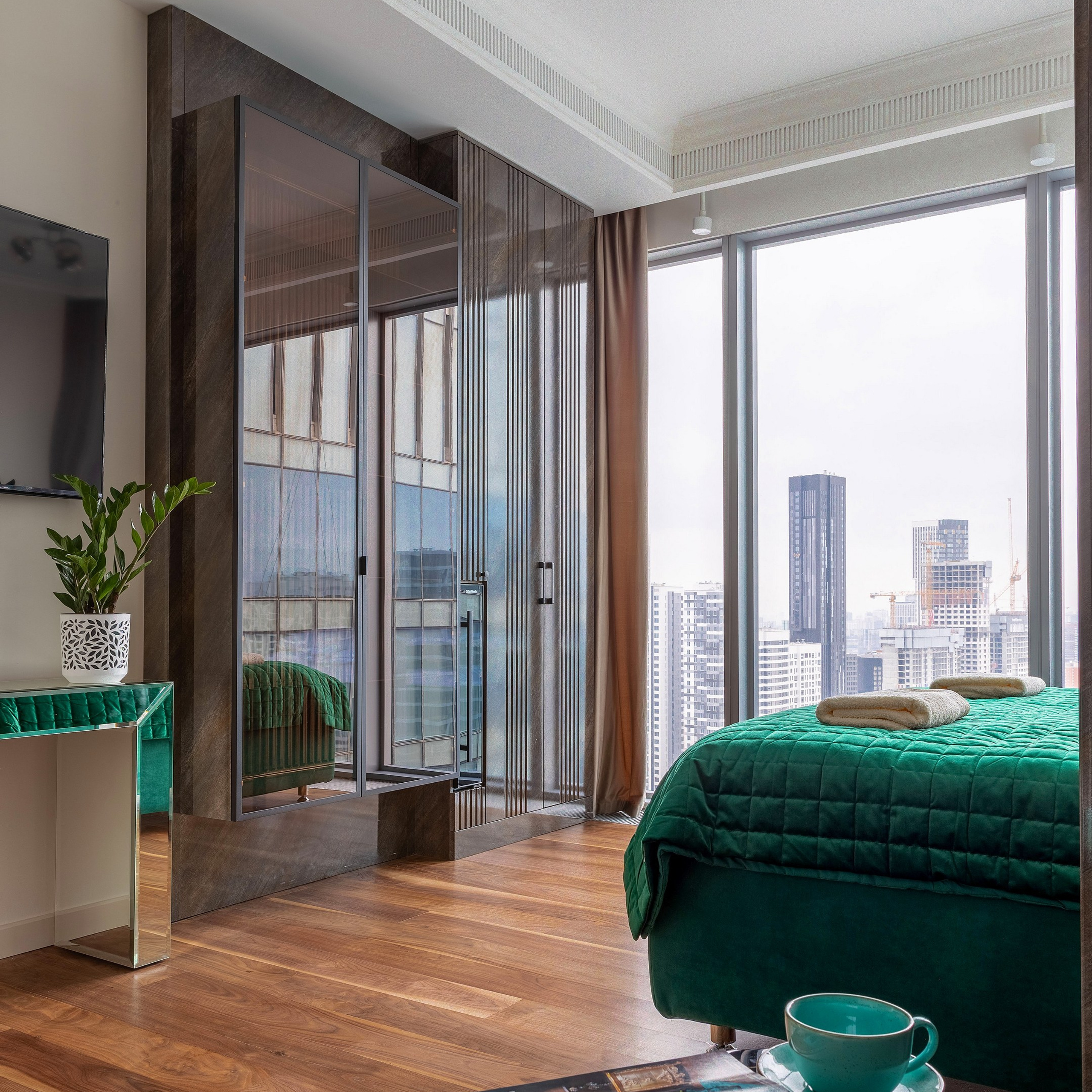 Апартаменты в Москва-Сити № 1. Интерьерный фотограф в Санкт-Петербурге, Ленинградской области и в Москве Николай Щербаков