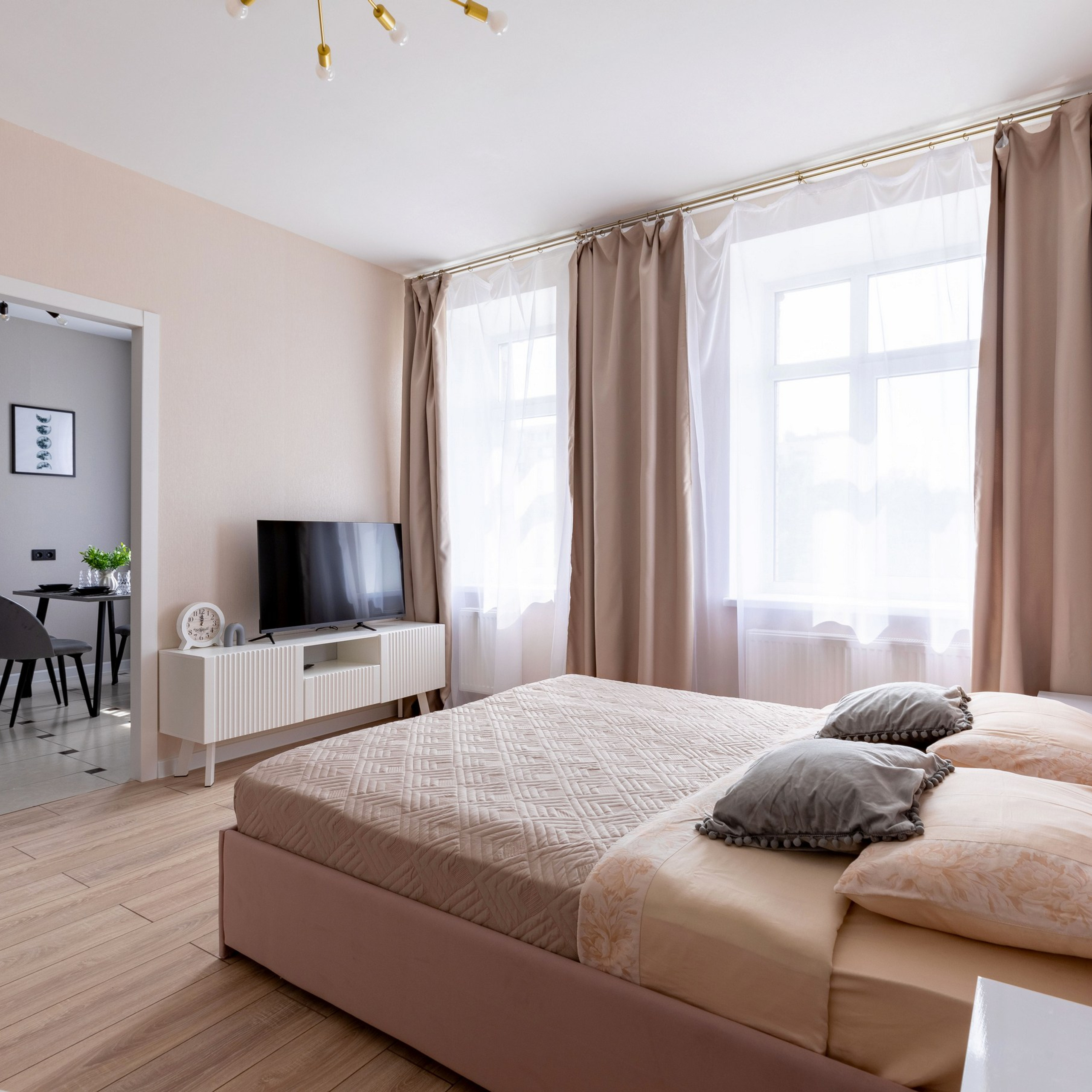 Съёмка 1 ком. кв. у метро Международная. Интерьерный фотограф в Санкт-Петербурге, Ленинградской области и в Москве Николай Щербаков