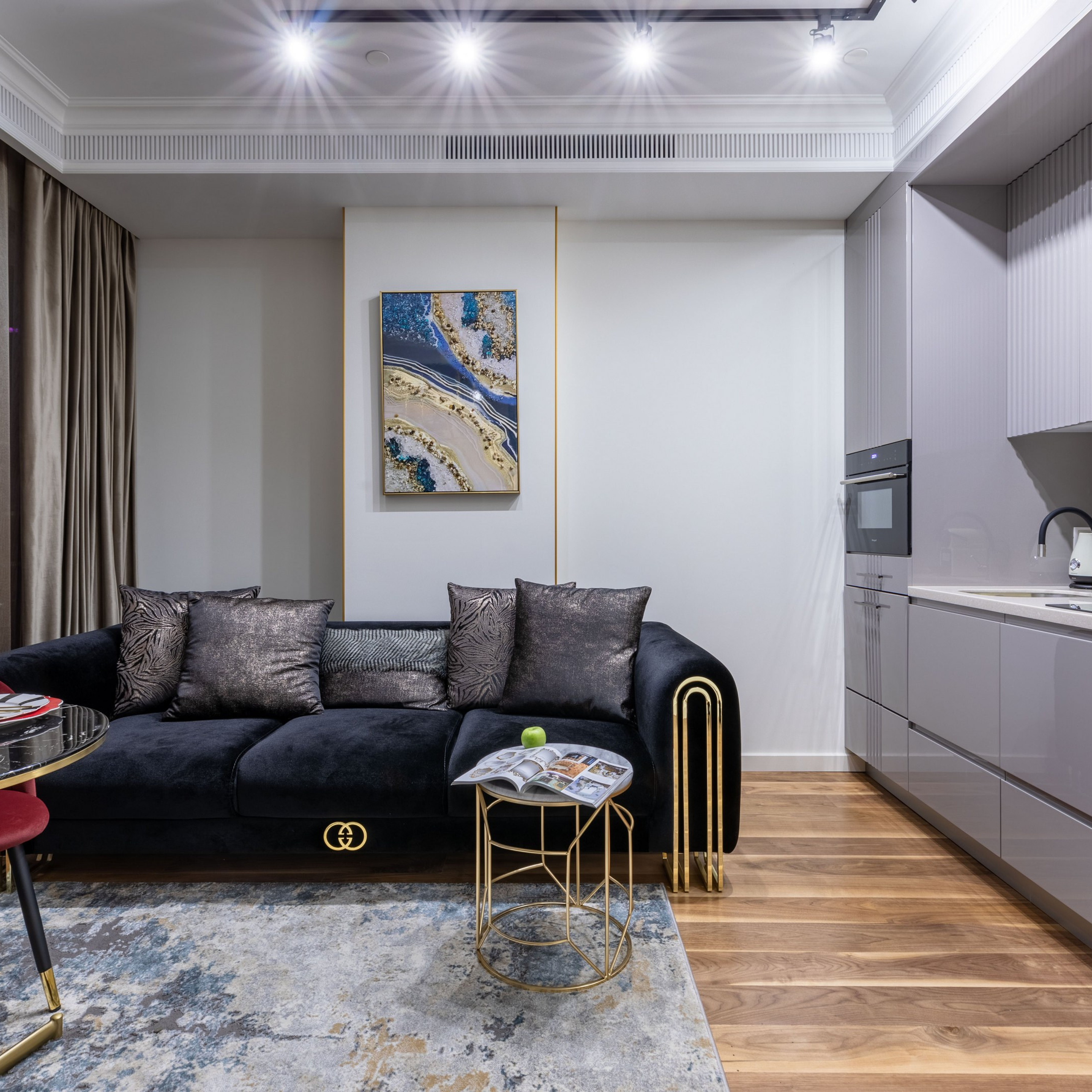 Апартаменты в Москва-Сити № 2. Интерьерный фотограф в Санкт-Петербурге, Ленинградской области и в Москве Николай Щербаков