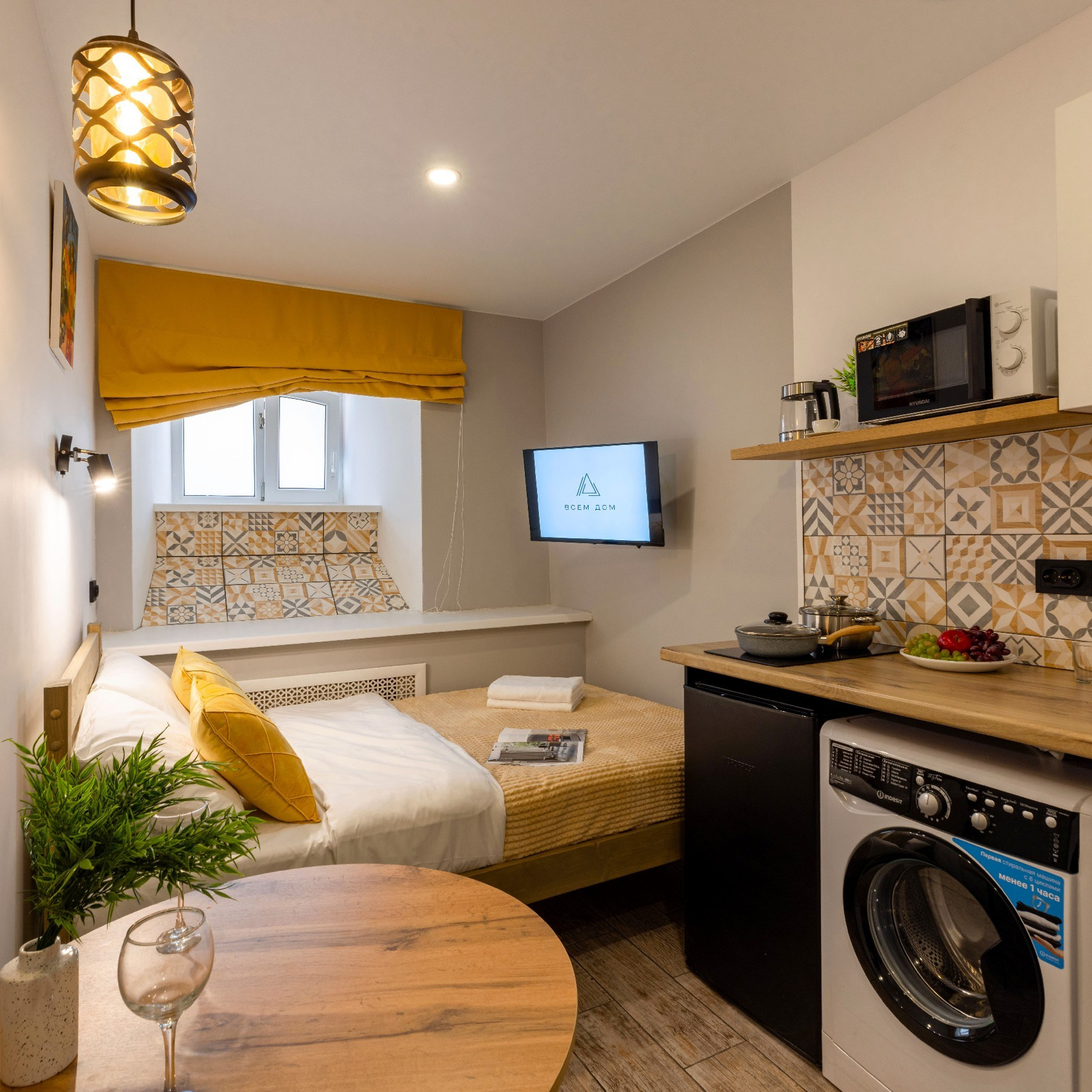 Студия в мини-отеле для компании «Всем дом». Интерьерный фотограф в Санкт-Петербурге, Ленинградской области и в Москве Николай Щербаков